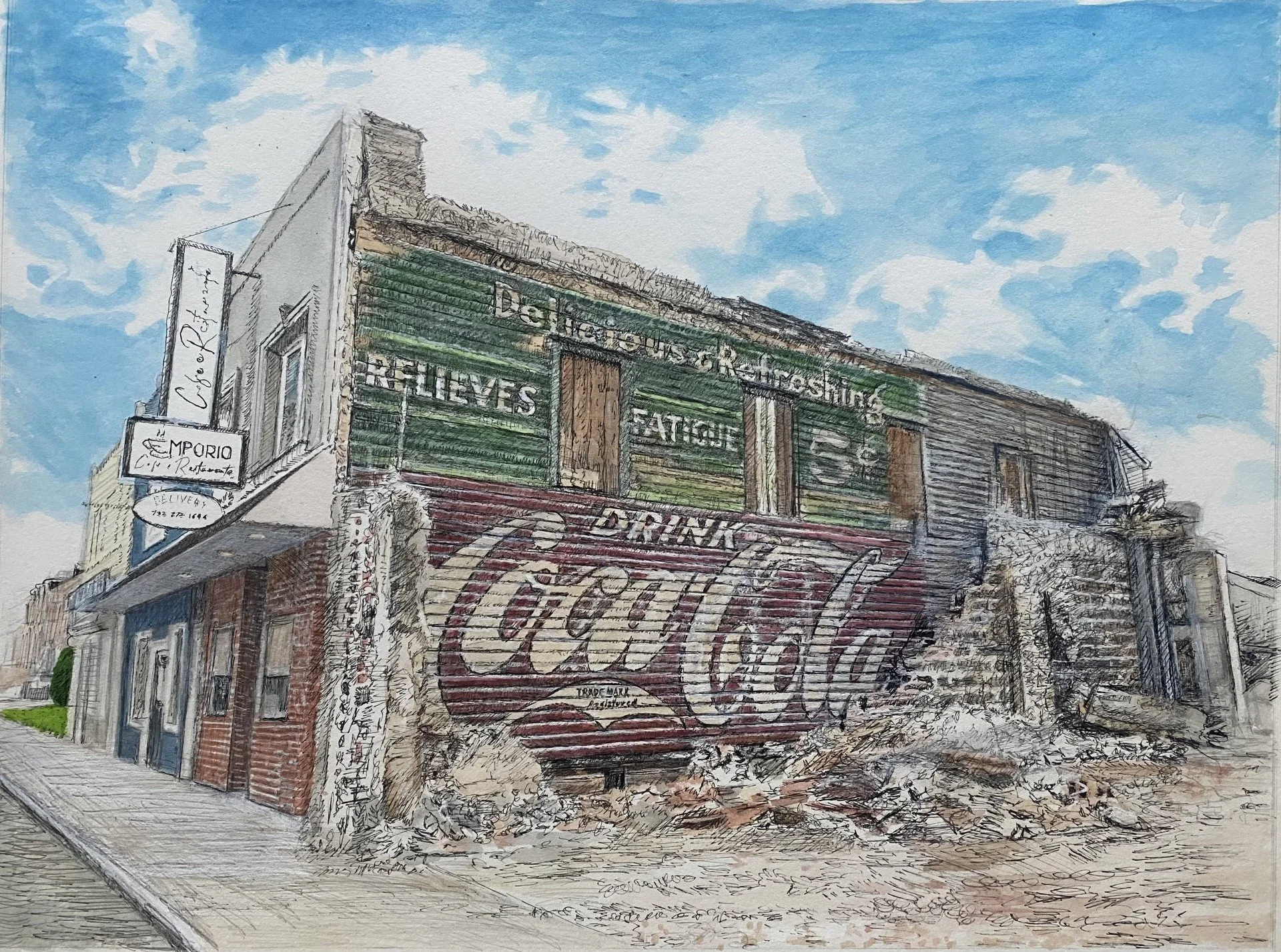 Coca-Cola Ad, Long Branch, New Jersey