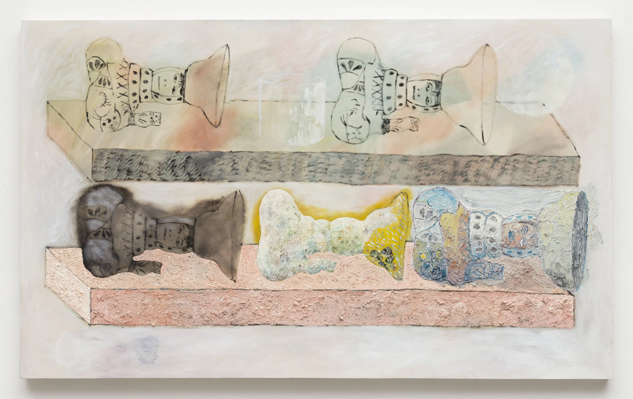Love and Boredom, 3 , 2013 Oil on canvas 43 x 70 inches