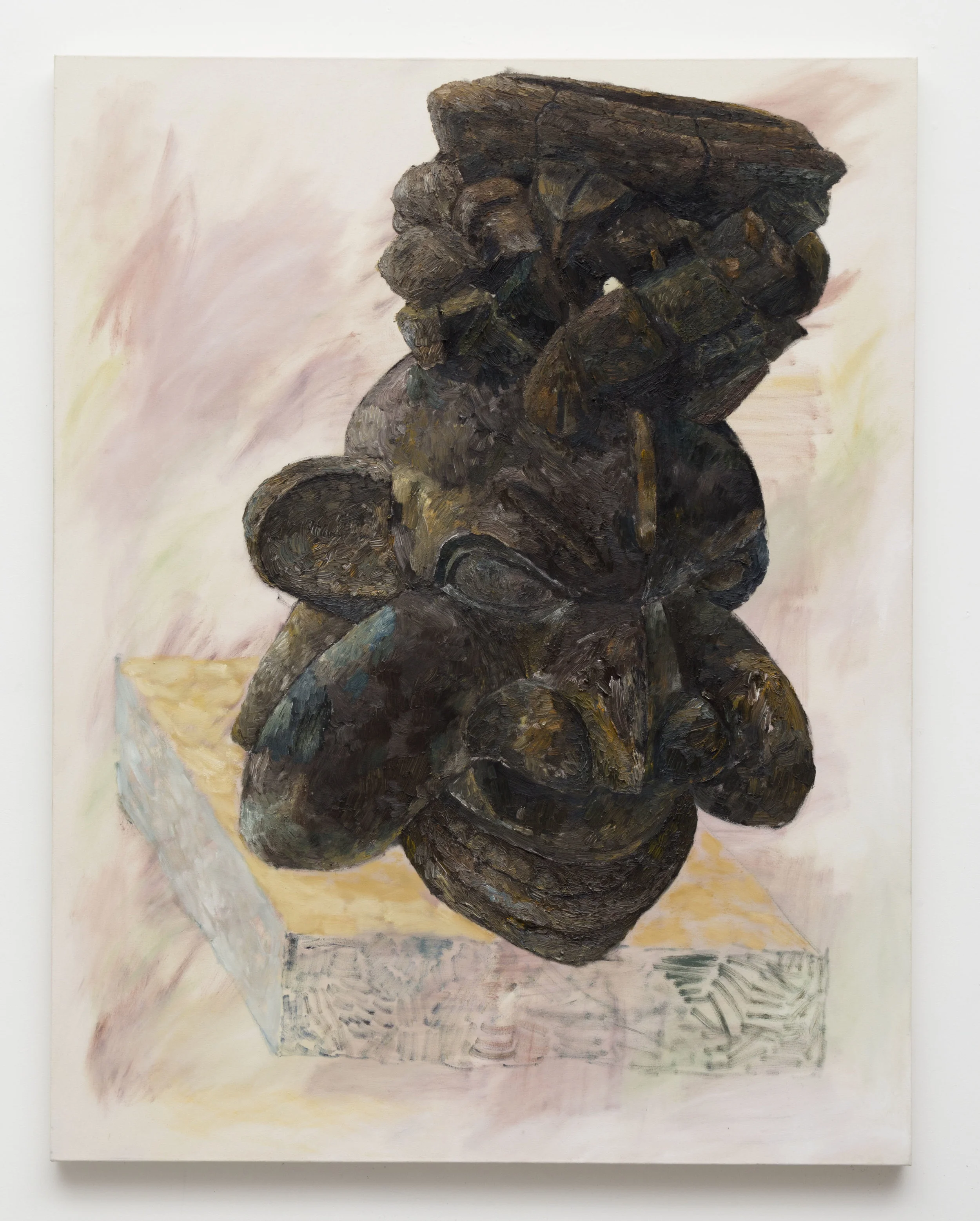 Consignment Sale Mask , 2014 Oil on canvas 72 x 56 inches