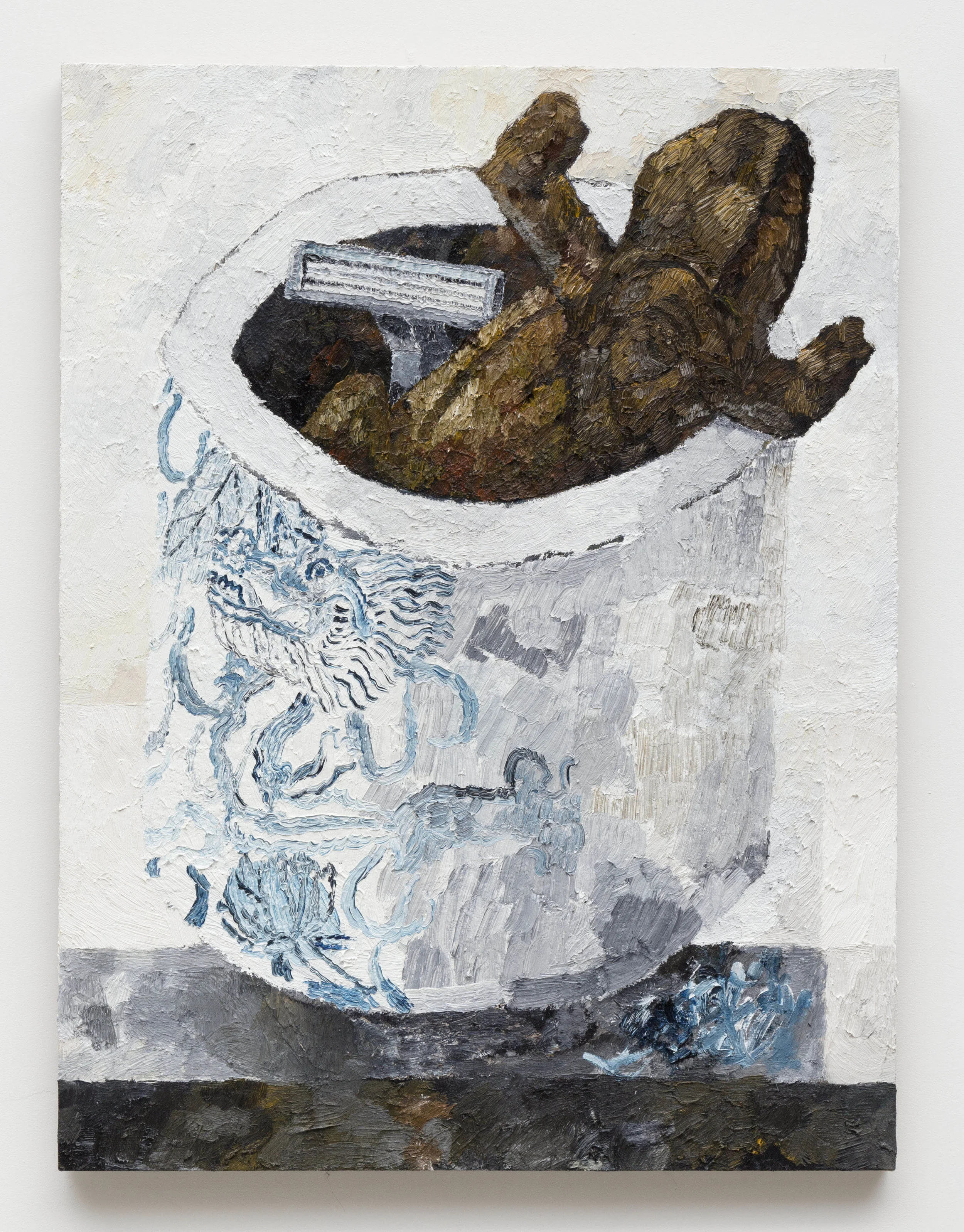 Dragon Cup, 2016-2017 Oil on canvas 42 x 30 inches