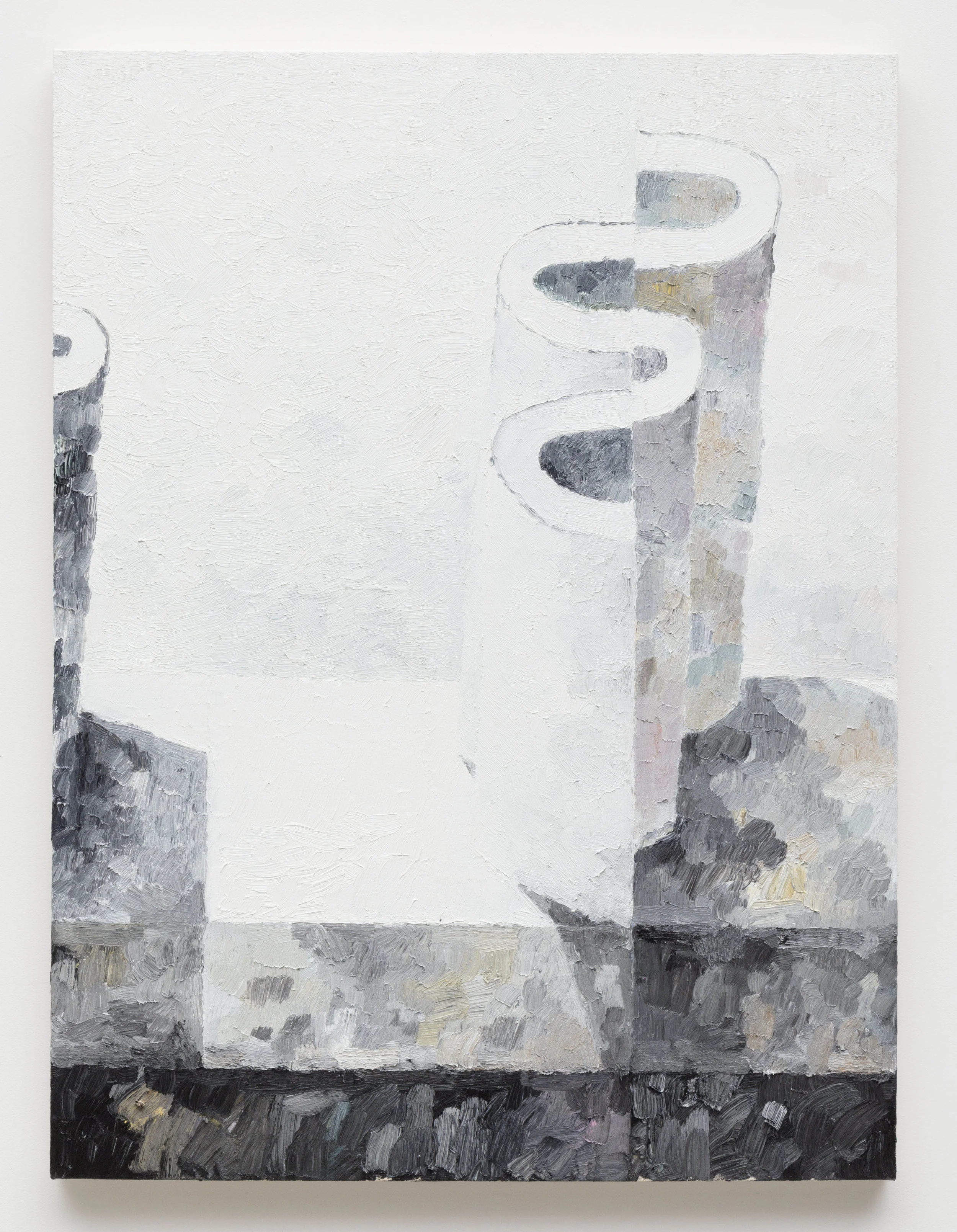 Five Cups as Snakes, 2017 Oil on canvas 48 x 36 inches