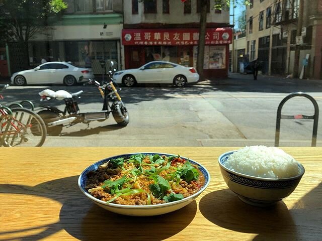 Our &lsquo;Mapo Tofu&rsquo; - housemade tofu with Sichuanese style meat sauce and a side of steamed rice. 🍚🍚🍚🌶🌶🌶