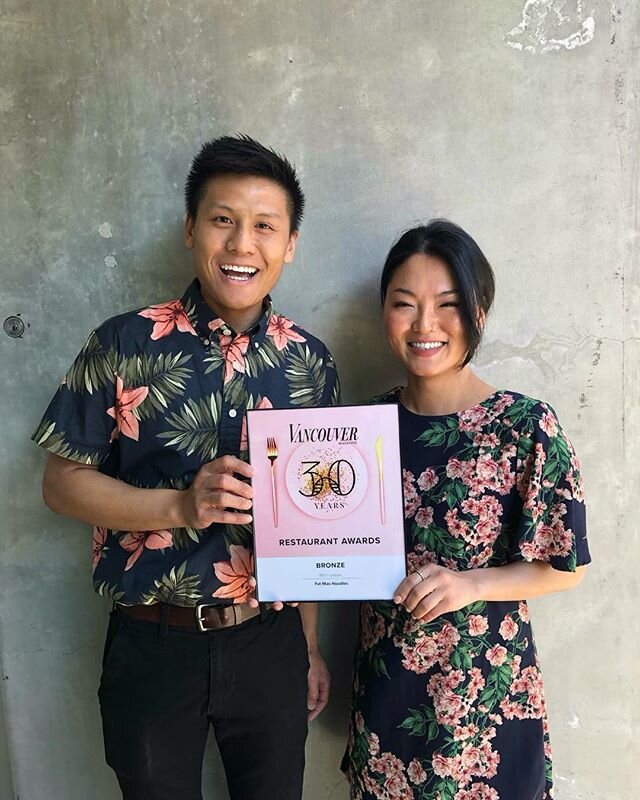 Congrats to all the winners of the Vancouver Magazine awards! Super happy to finally have Fat Mao place in a category. 🥉Thanks to the Fat Mao team for their hard work, to our guests for their support, and to @chefangusan for trusting us to run his r