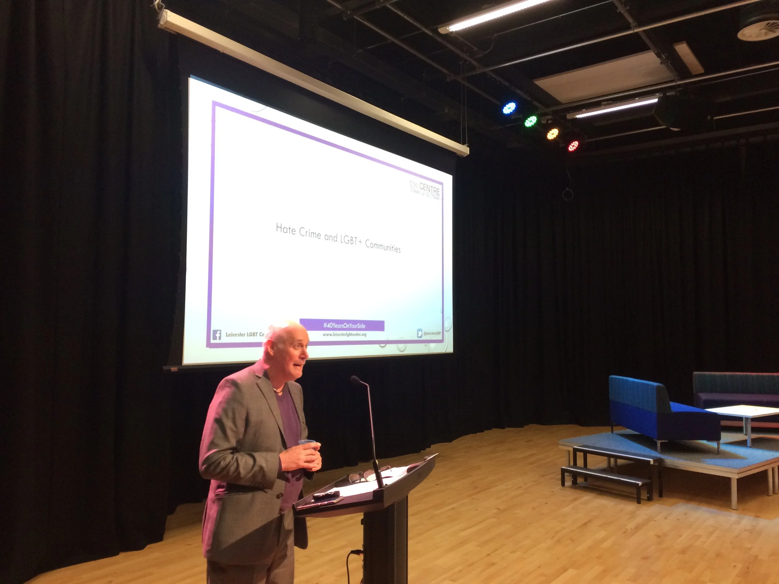 Andrew Bolland, Strategic and Partnership Manager at the Leicester LGBT Centre