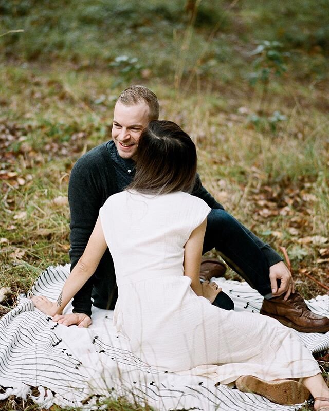 just realized today was our engagement date 4 years ago! so I&rsquo;m sharing another frame from our 3-year wedding anniversary which was also taken at the park where Aaron proposed :) holds a dear spot in my heart 🤍 so thankful this guy asked me to