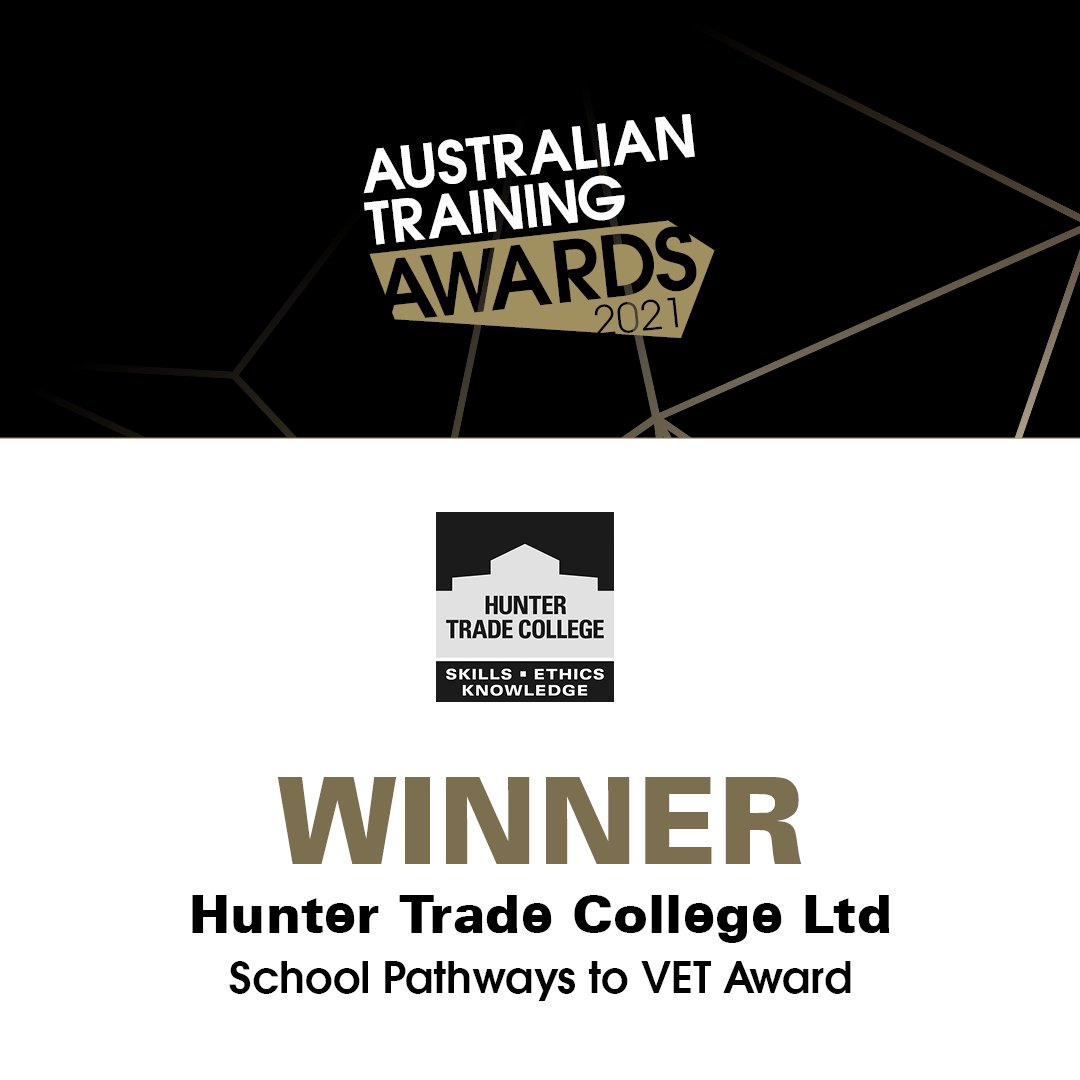 Hunter Trade College, Winner Australian Trawaing Awards School Pathways to Vet Awards