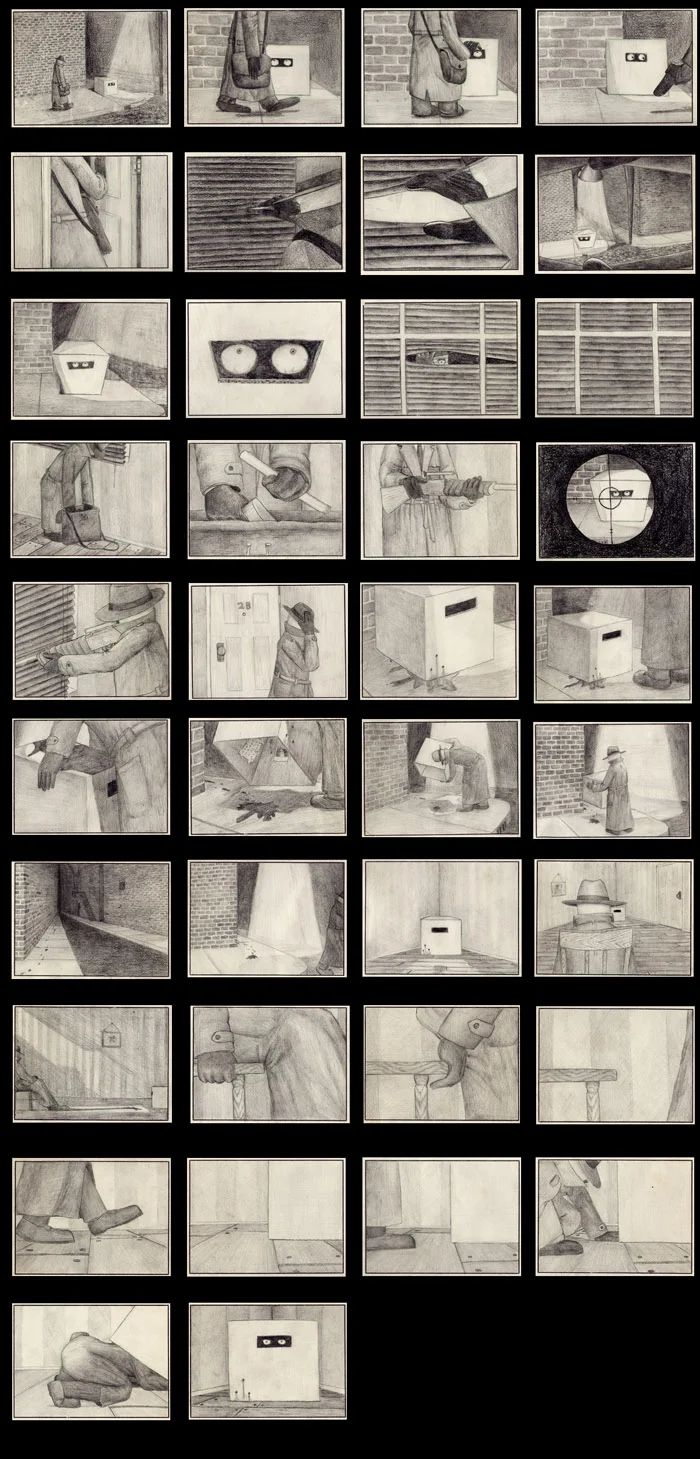 The Box Man Storyboards