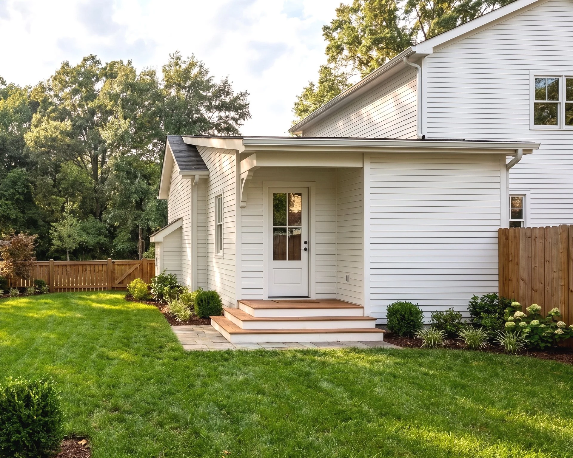 Rendering of a Laundry and Mudroom addition in the Ardmore neighborhood of Winston-Salem, NC.