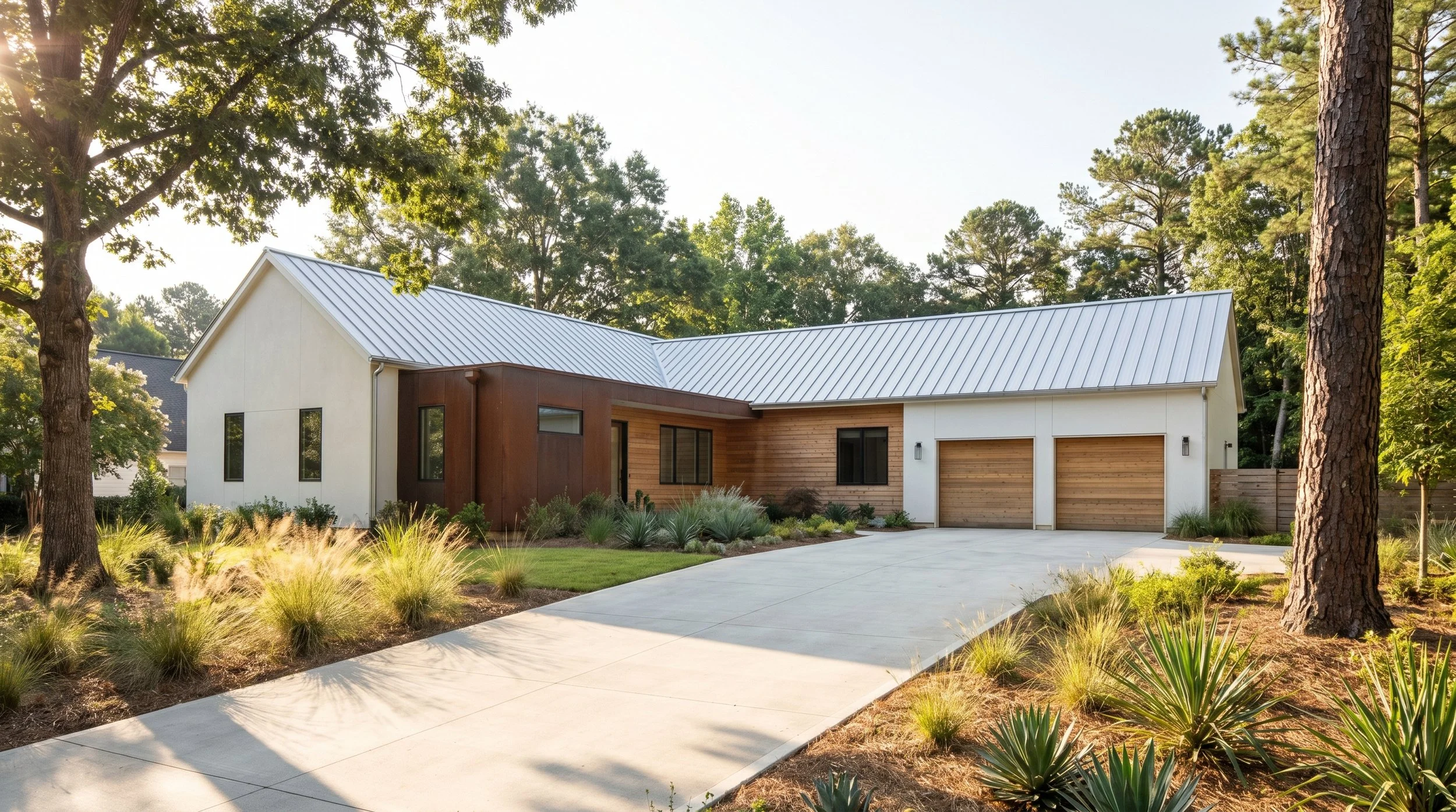 Rendering of a modern whole house renovation or custom home in the Winston Salem, Lewisville and Clemmons area of North Carolina.