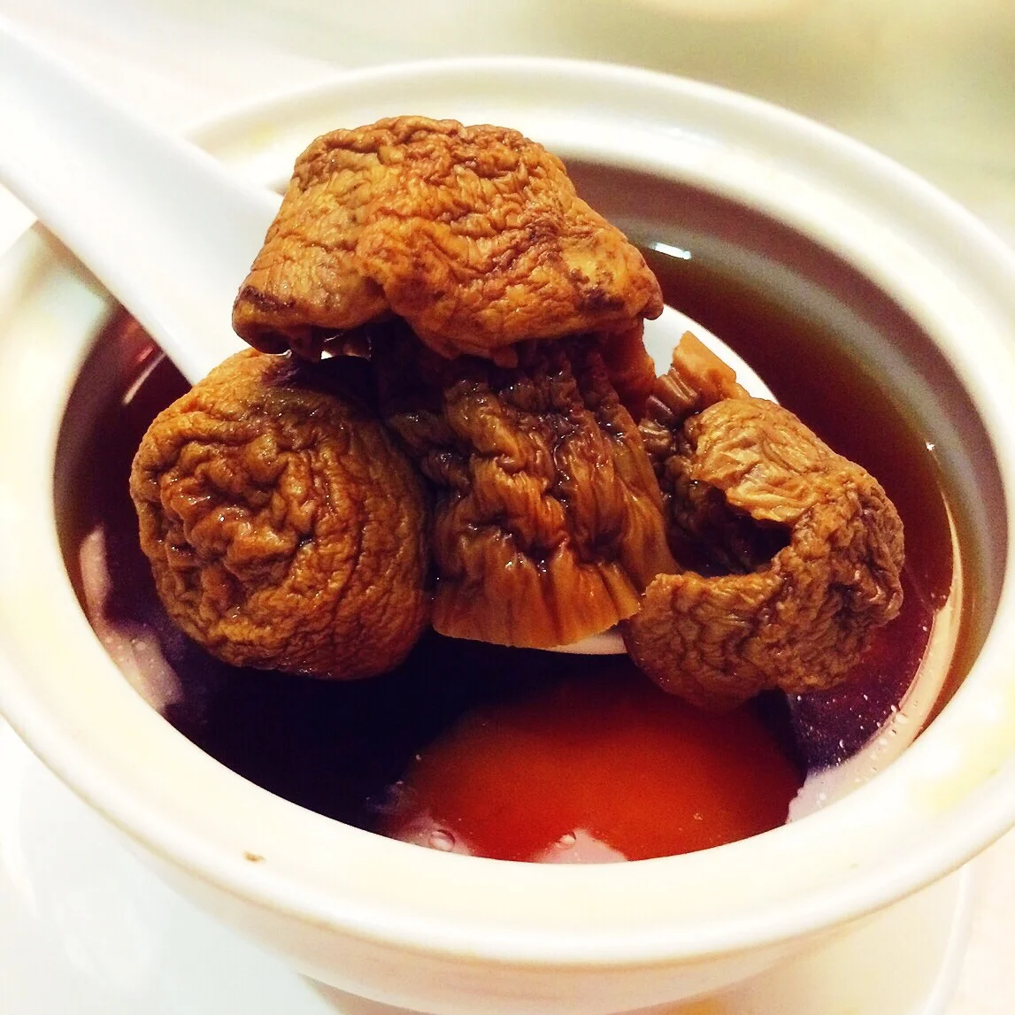 Double Boiled Mushroom Soup (very good!)