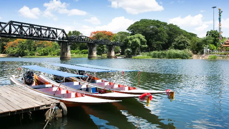 Kanchanaburi – the Bridge over the River Kwai – Credit: Shutterstock