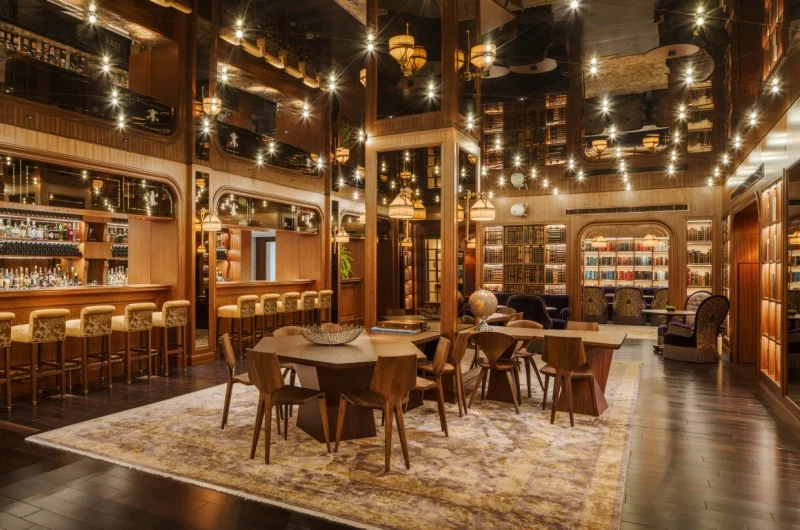 Cook & Tras Social Library featuring over 3,000 books