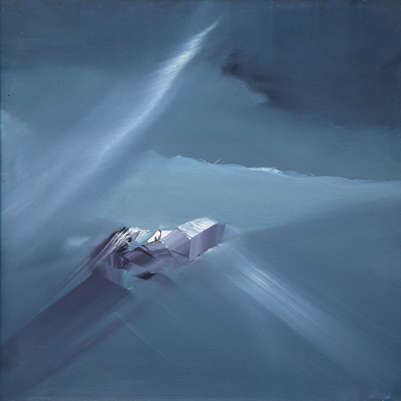  Rodolfo Viola Passaggio a nord oil on canvas 60 cm x 60 cm 