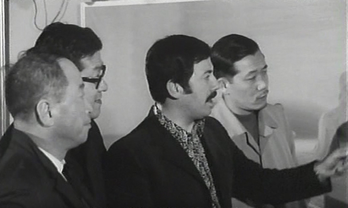  1967 Visitatori giapponesi in Galleria Strasburgo 