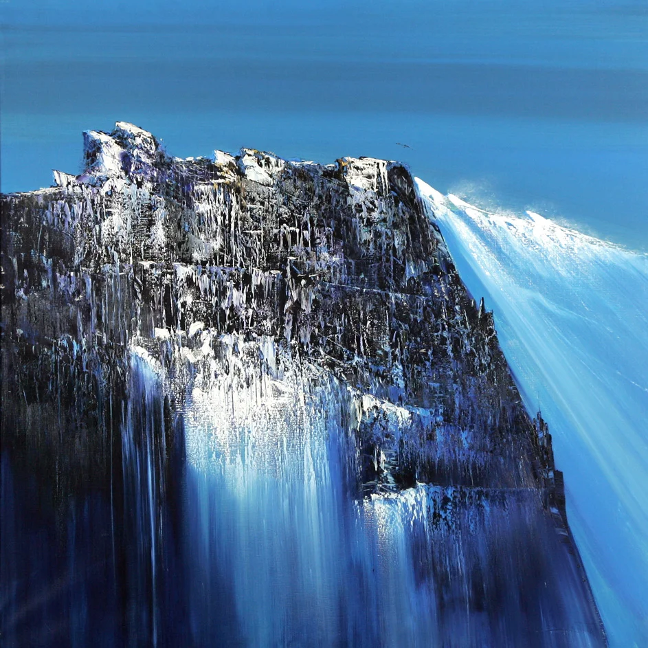   Rodolfo Viola   Cascata di luce  oil on canvas, 100 x 100 cm. 
