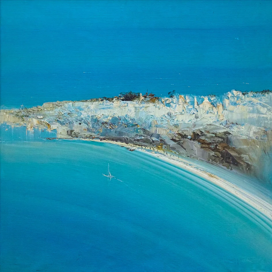   Rodolfo Viola ,  Bonifacio , oil on canvas, 70 x 70 cm 