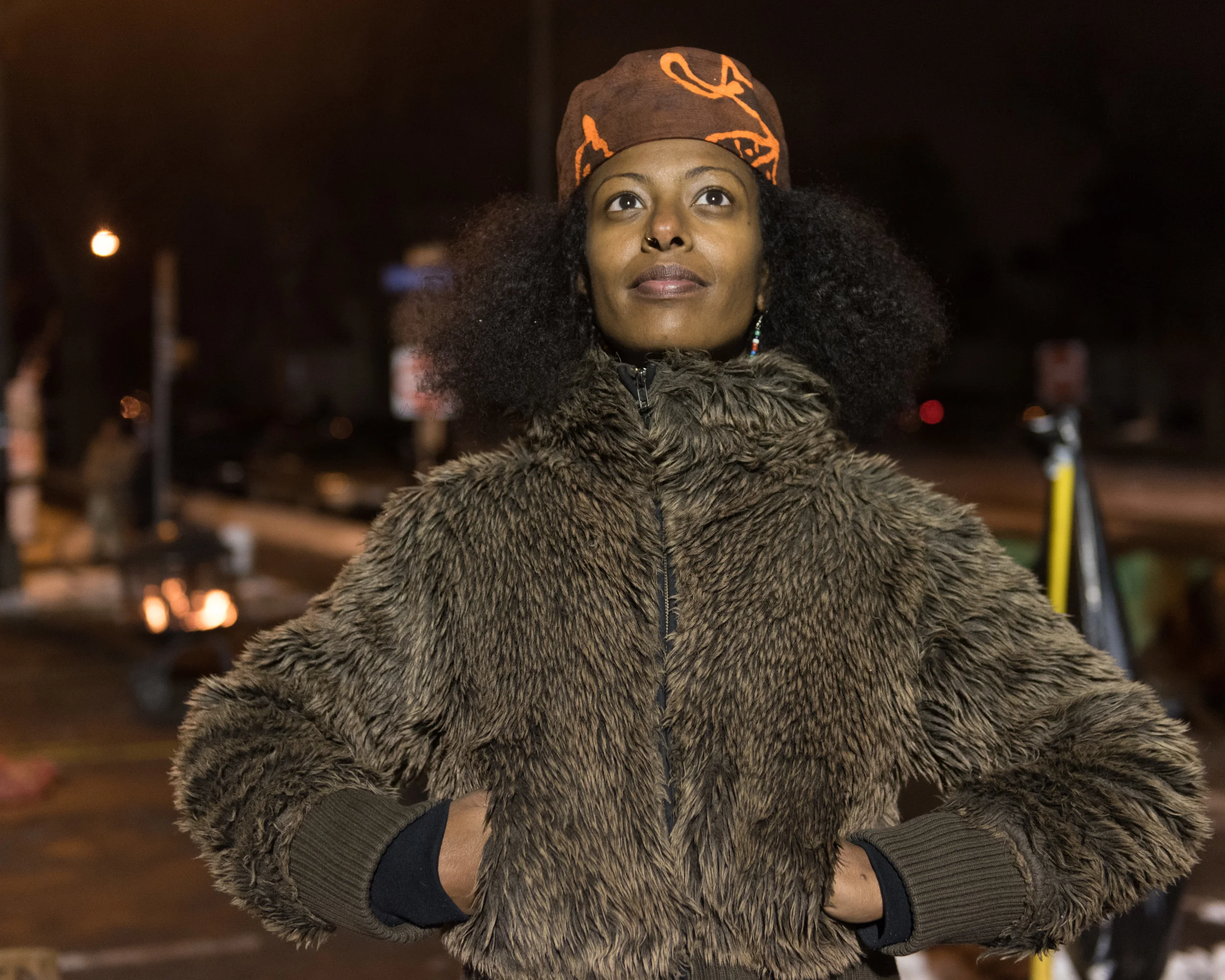 Jayanthi Kyle. #4thprecinctshutdown. December, 2015. For The Marshall Project.