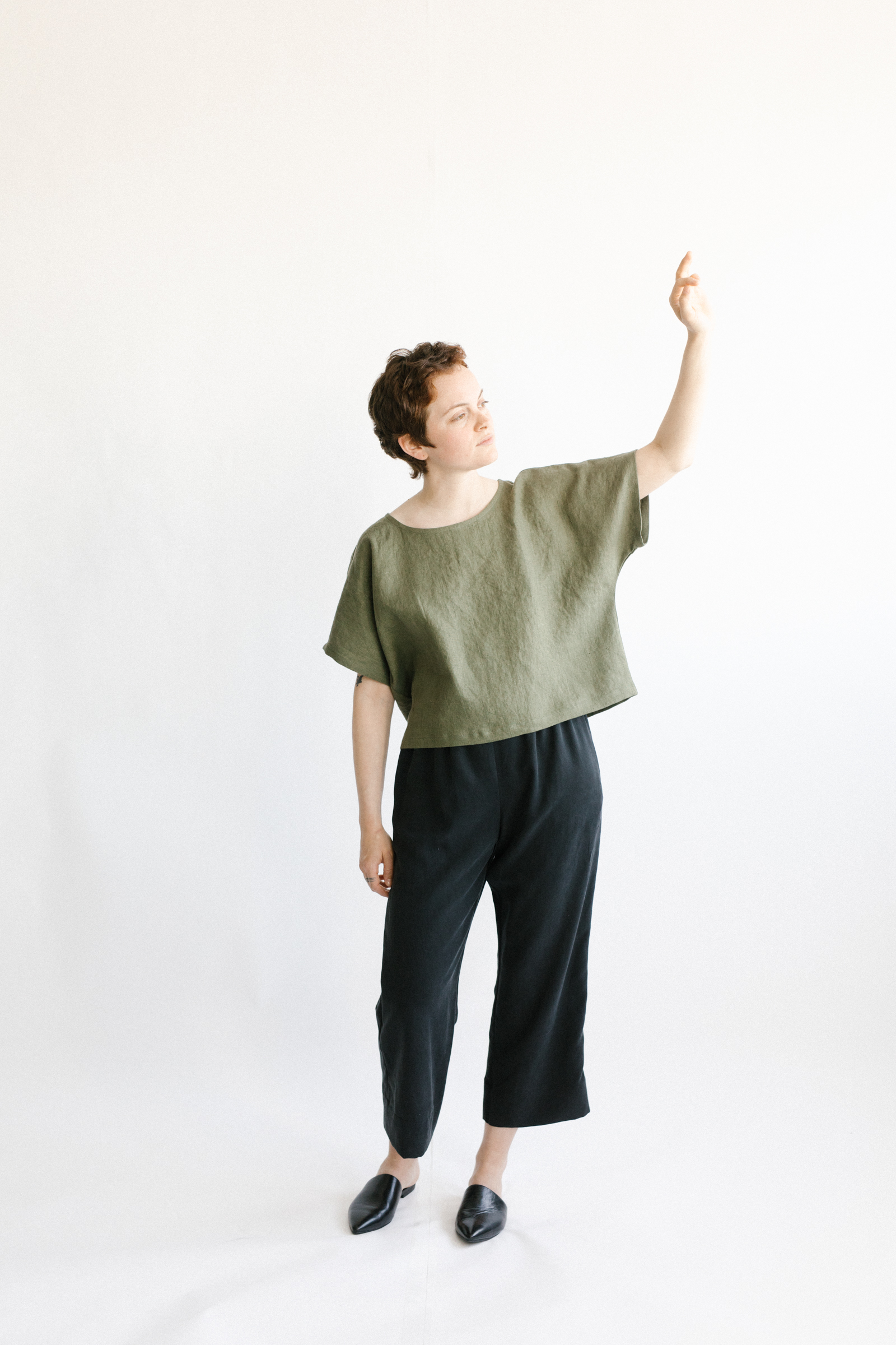 Olive Rose Top by Korinne Vader