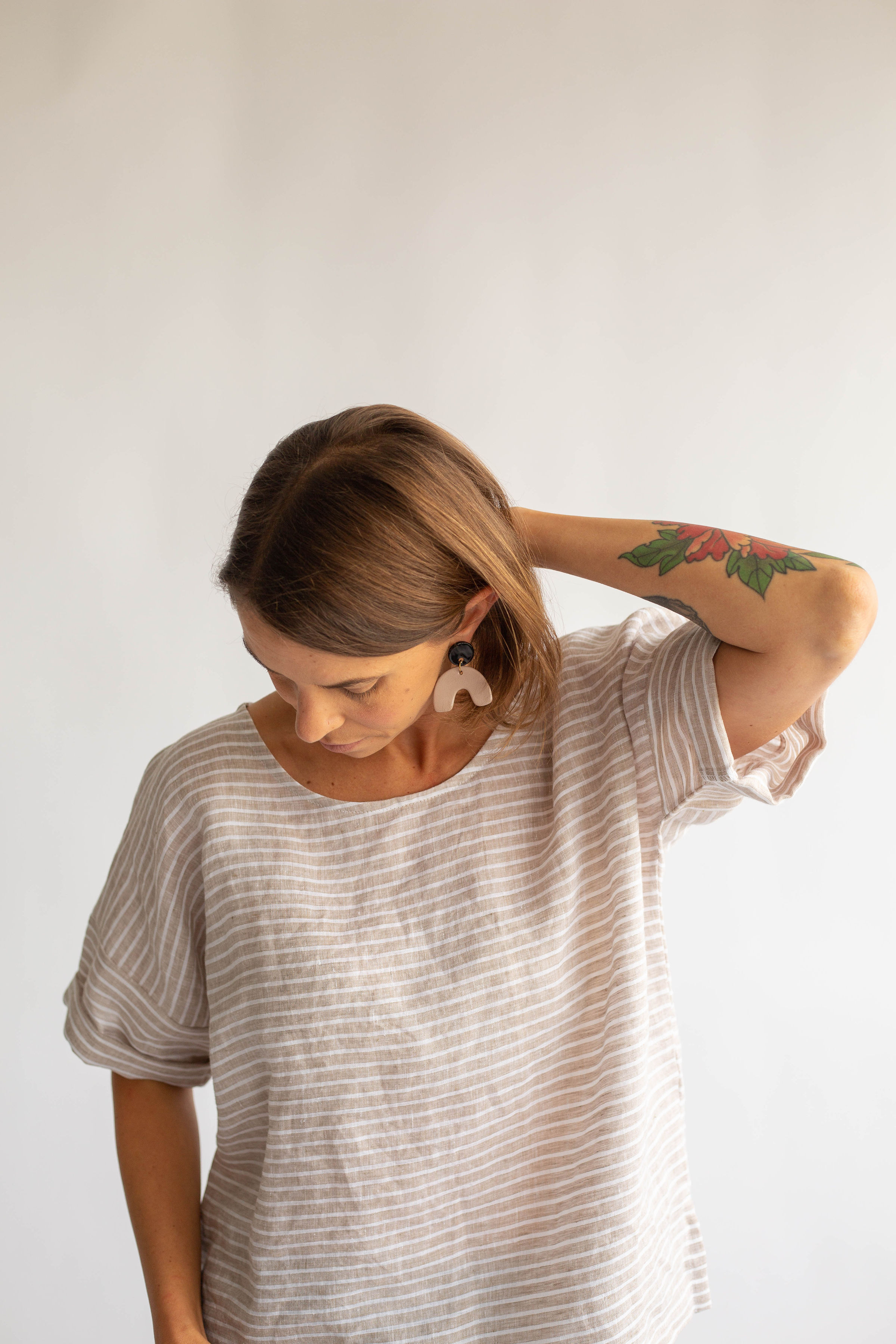 stripe annette top || korinne vader