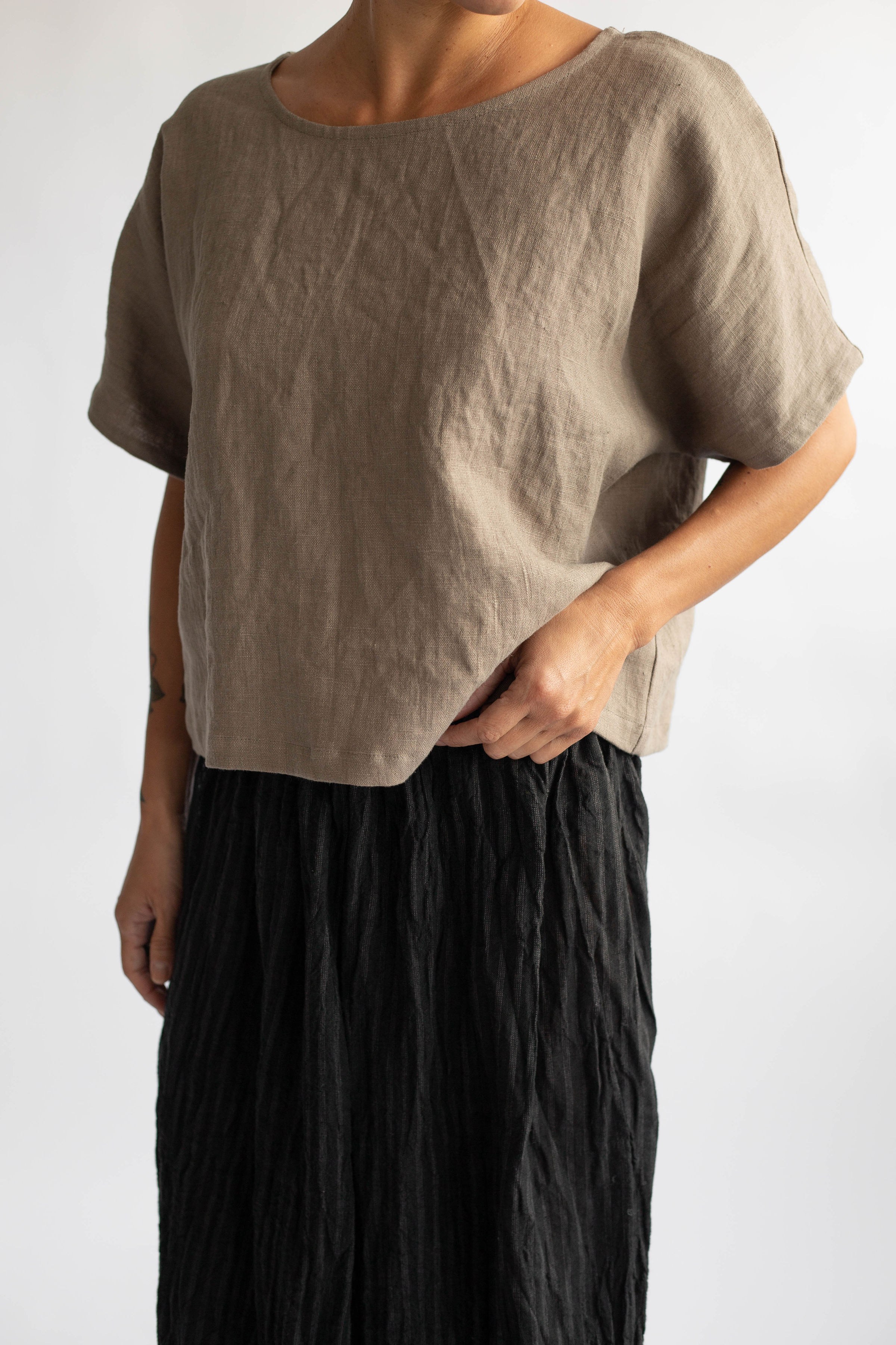 mocha rose top || korinne vader