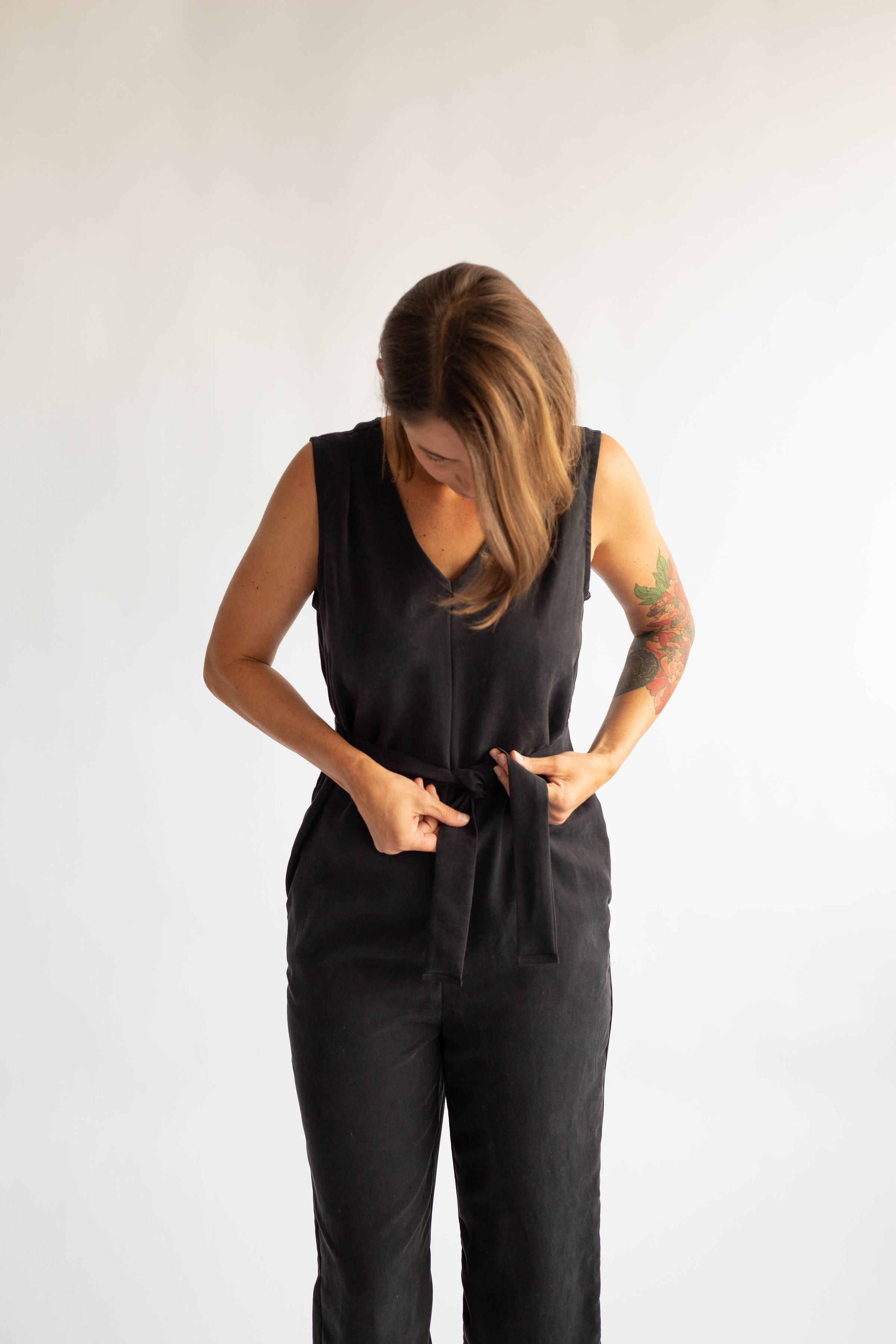 black odette jumpsuit || korinne vader