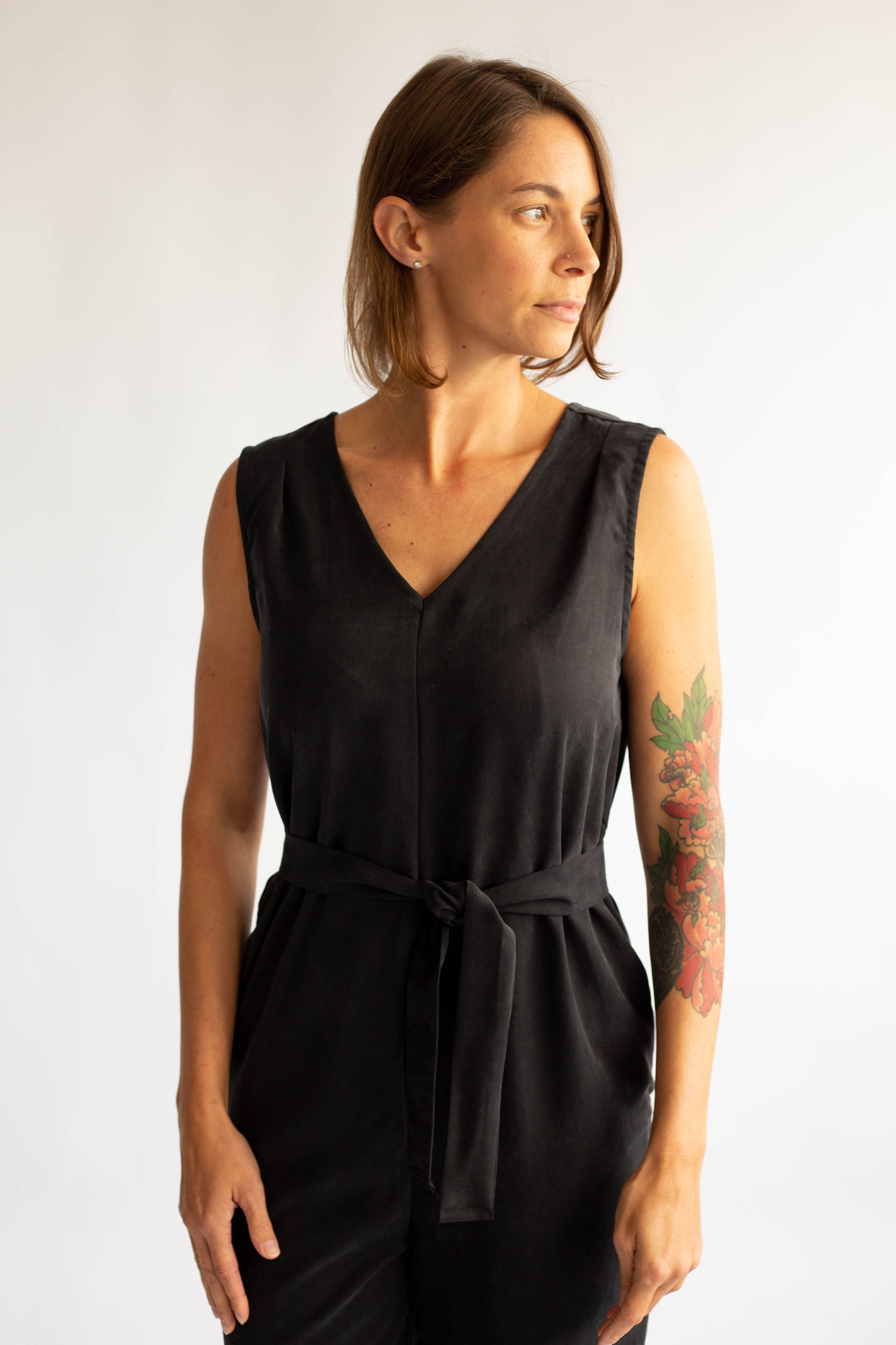 black odette jumpsuit || korinne vader
