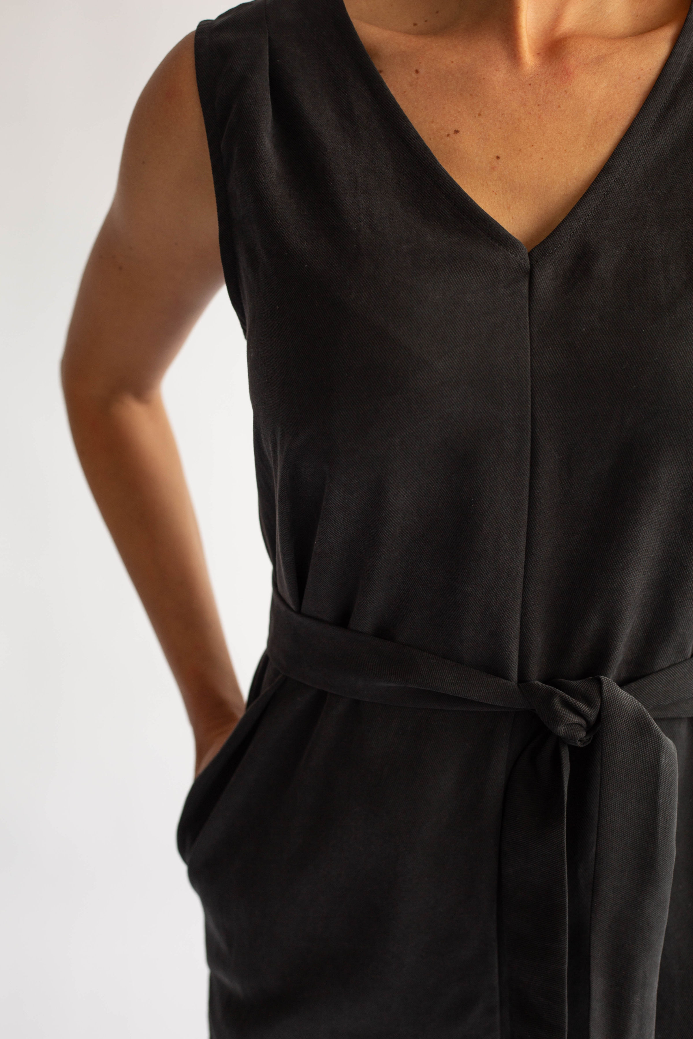black odette jumpsuit || korinne vader