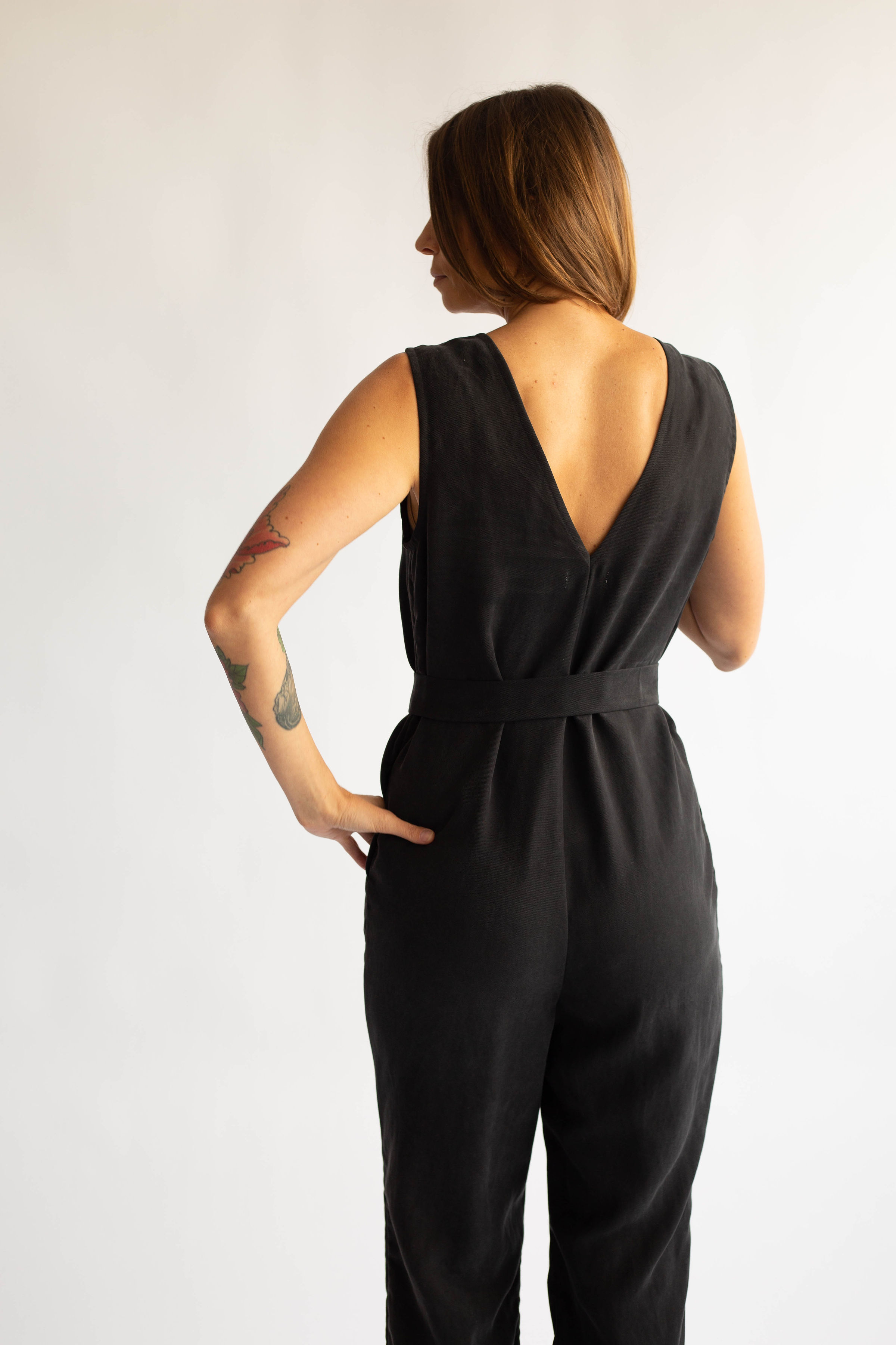 black odette jumpsuit || korinne vader