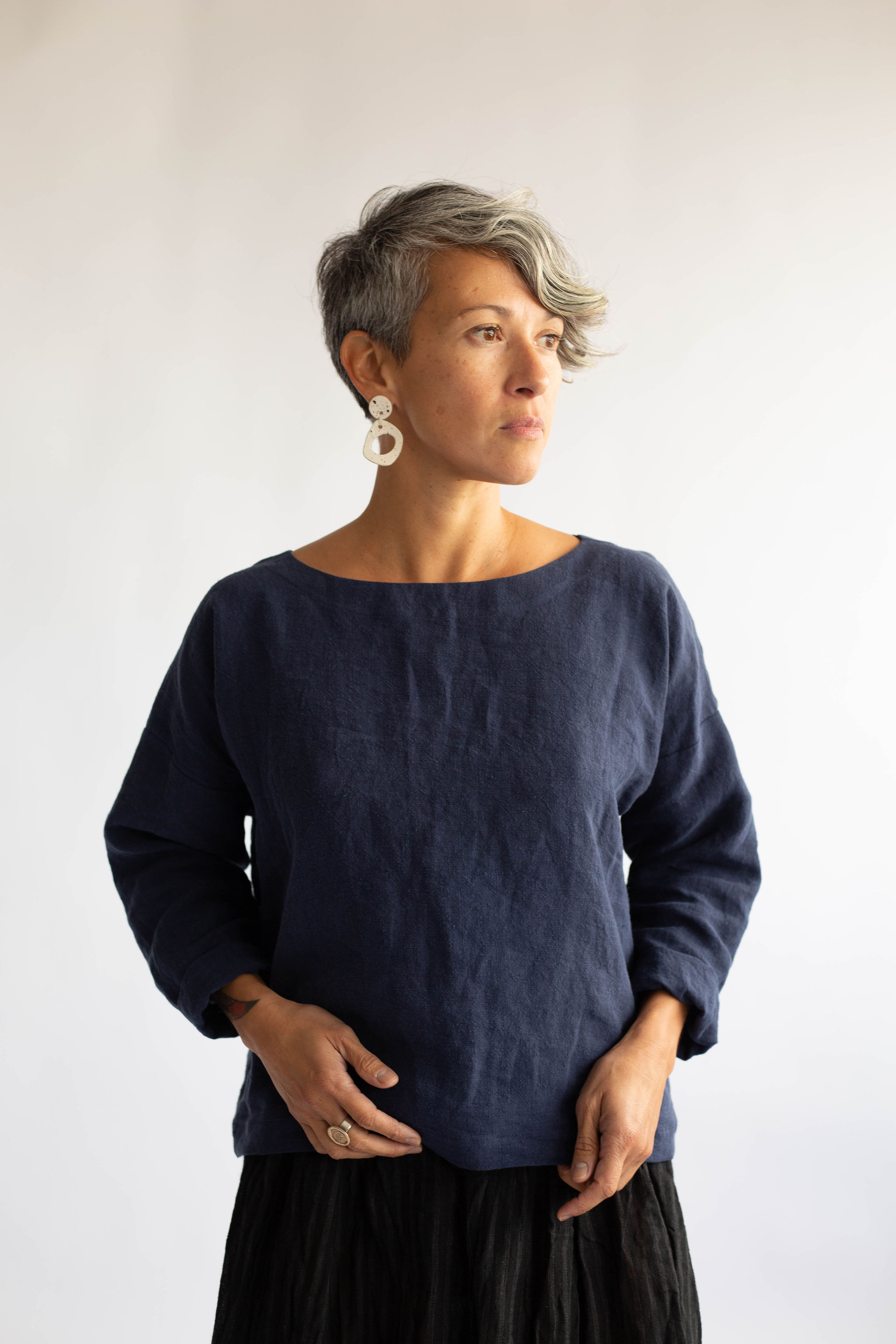 indigo emma top || korinne vader