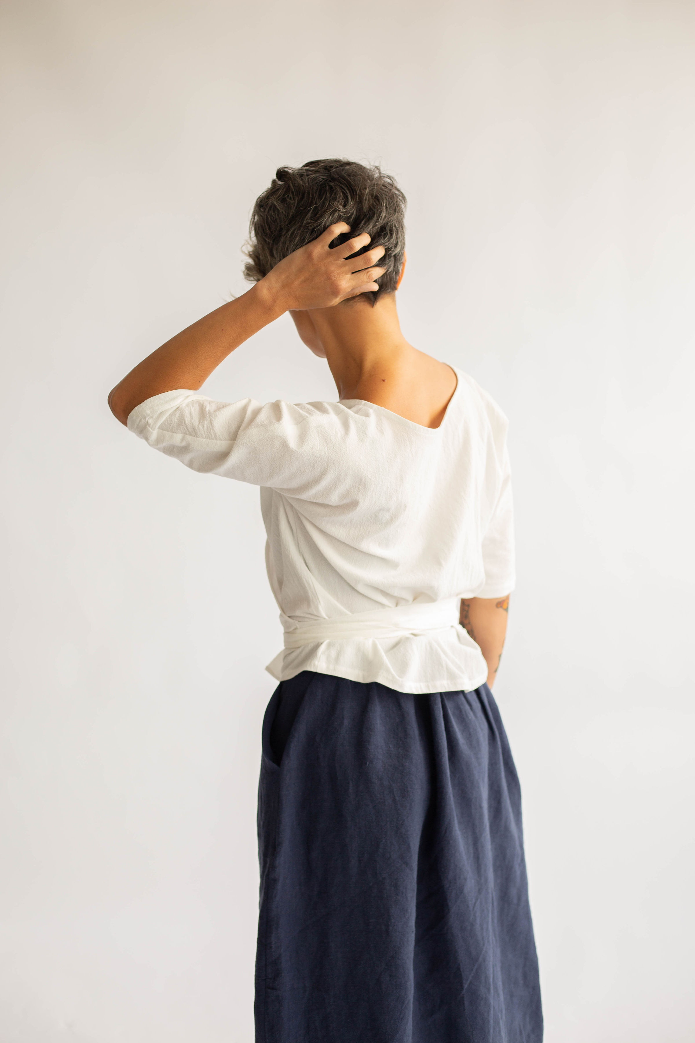 white sabine top || korinne vader