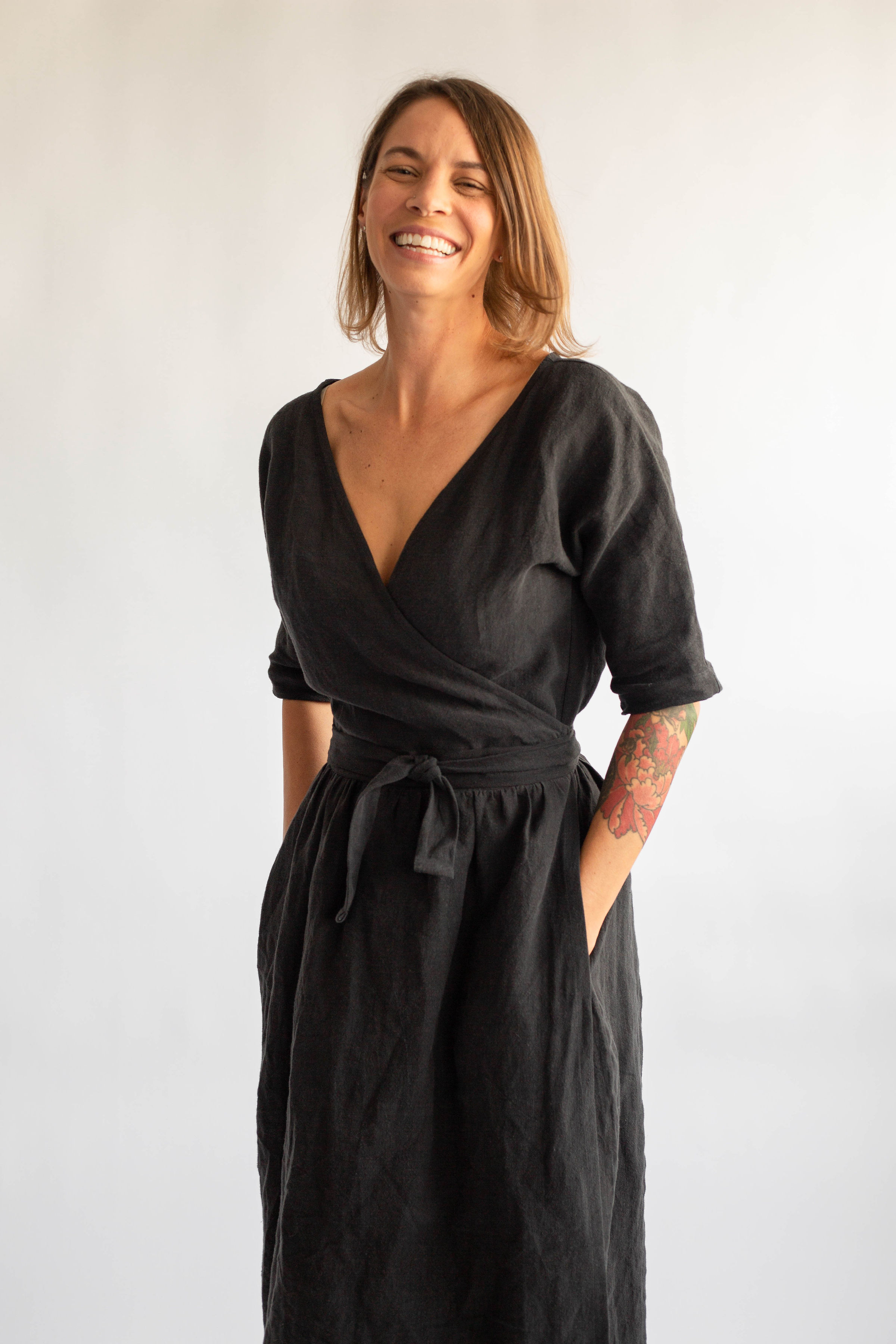 florence wrap dress || korinne vader