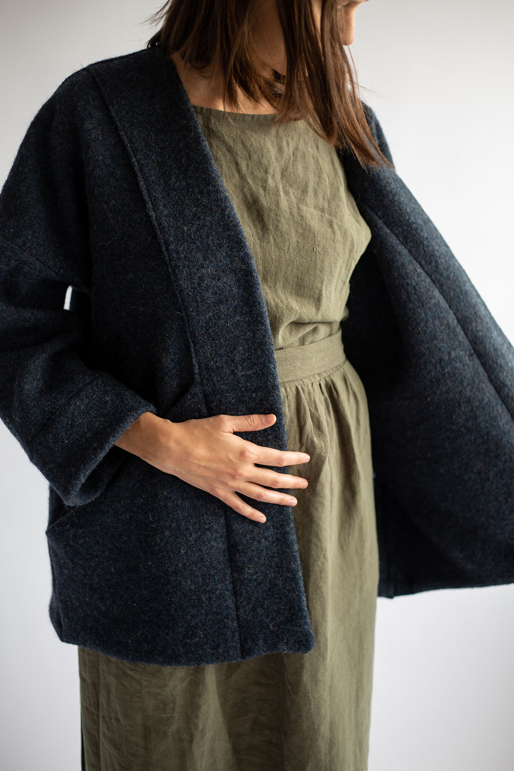 midnight manon coat || korinne vader