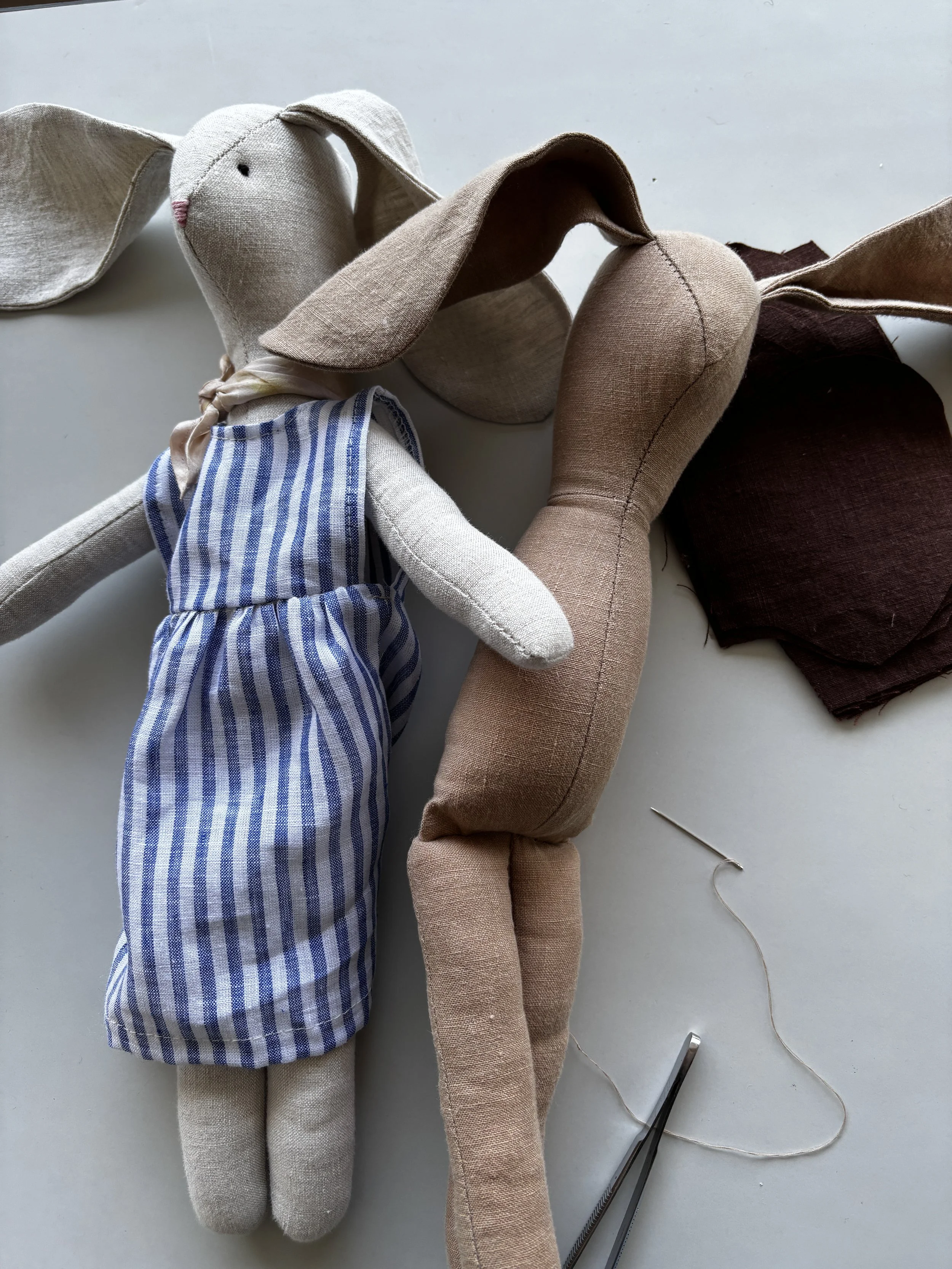 heirloom linen bunnies