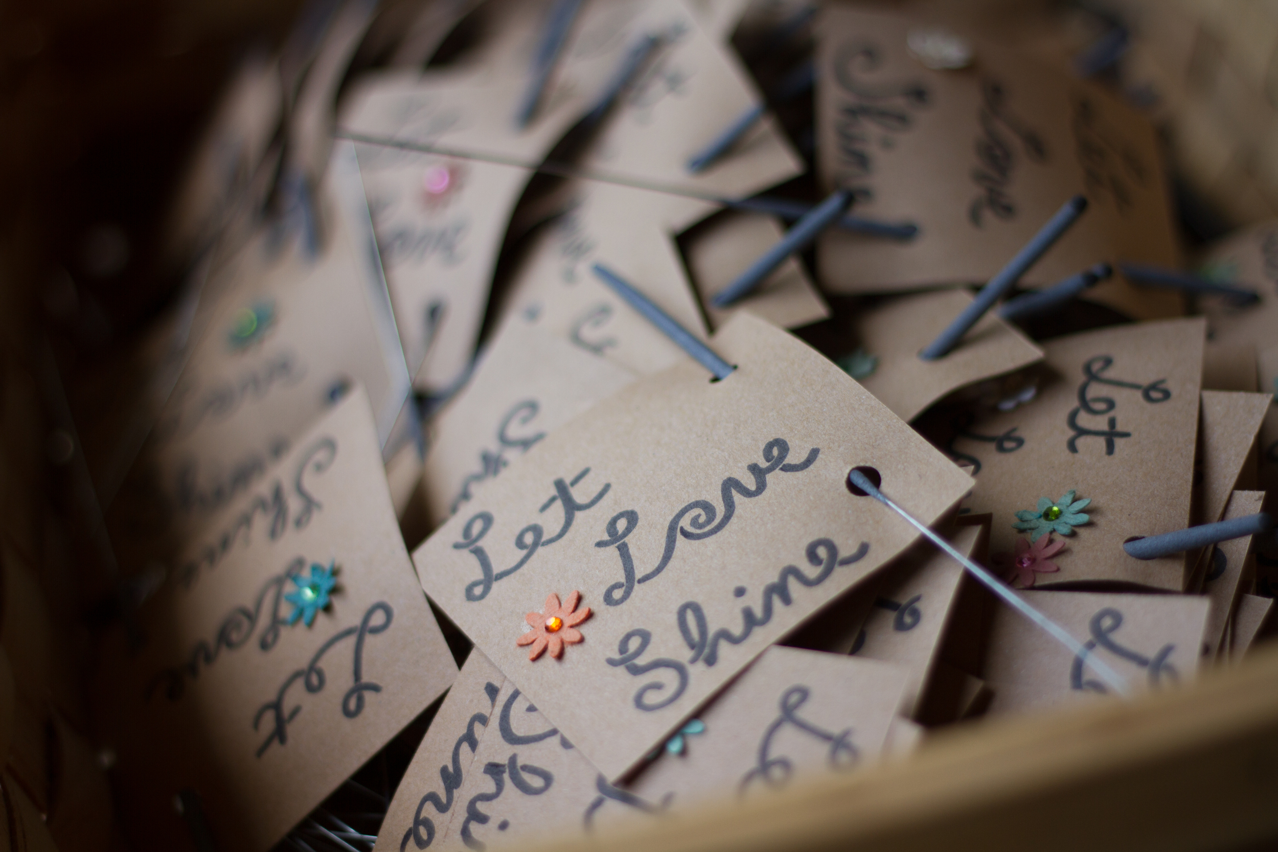 Favors at Bliss Farm in Granville, Massachusetts. Sweet Alice Photography.