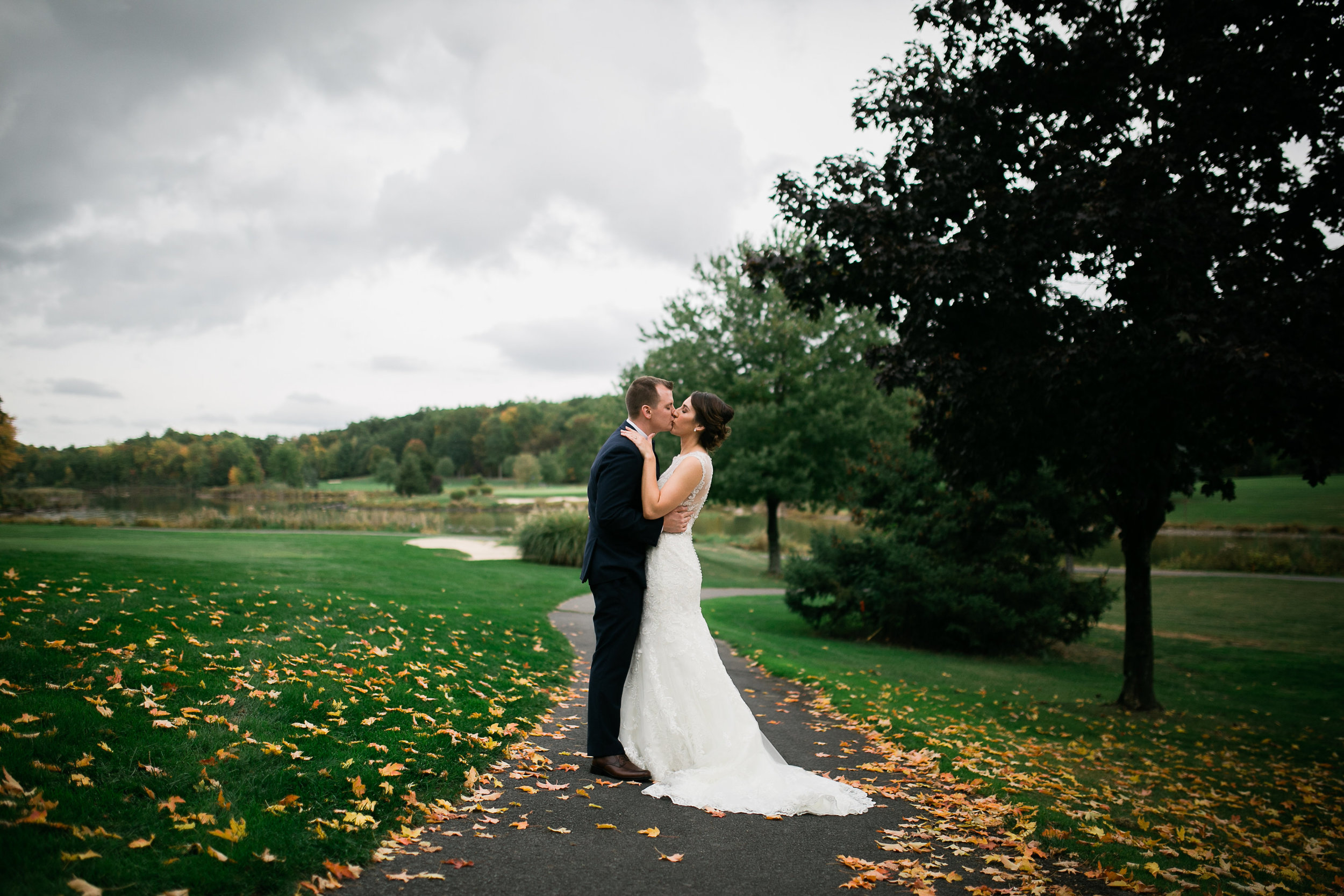 Alex + Kevin // A Forest Green and Copper Inspired Fall Wedding in Middletown, NY