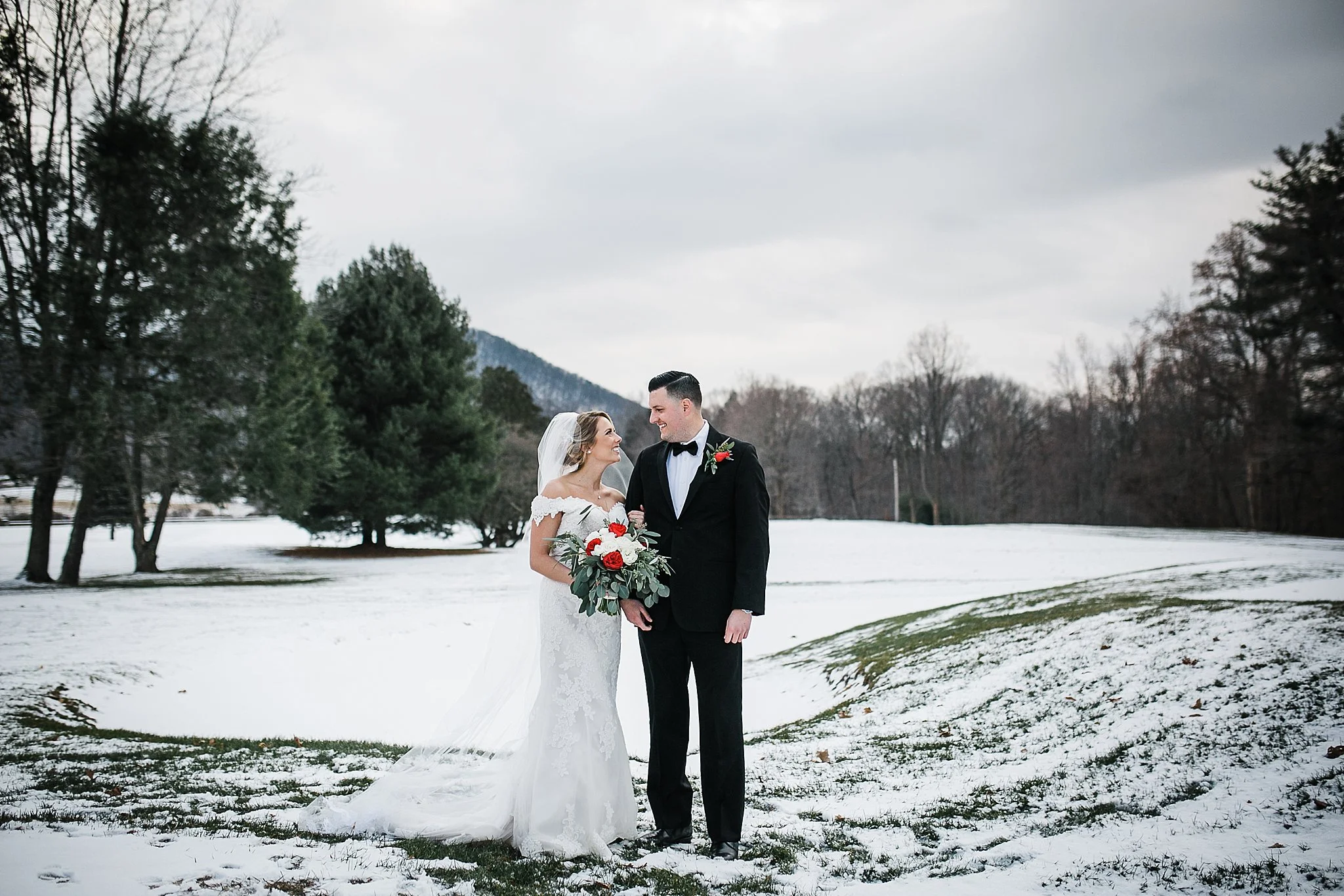 Krista + Brett // A Snowy Wedding at Highlands Country Club in Garrison, NY