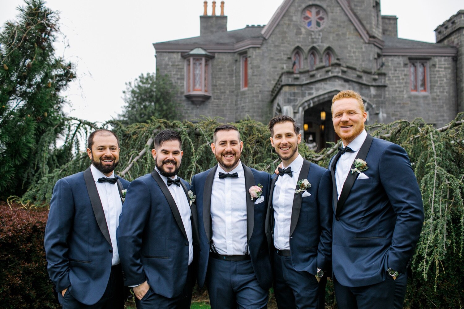 47_Groomsmen portraits at Whitby Castle wedding in Rye, NY.jpg