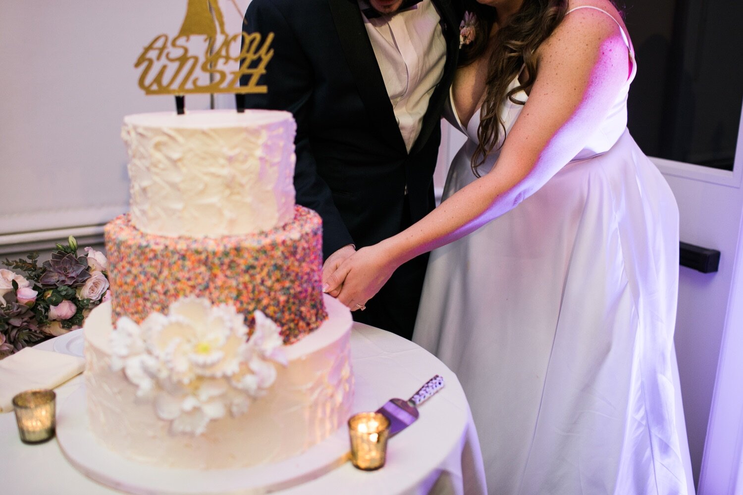 65_Cake cutting at Whitby Castle wedding in Rye, NY.jpg