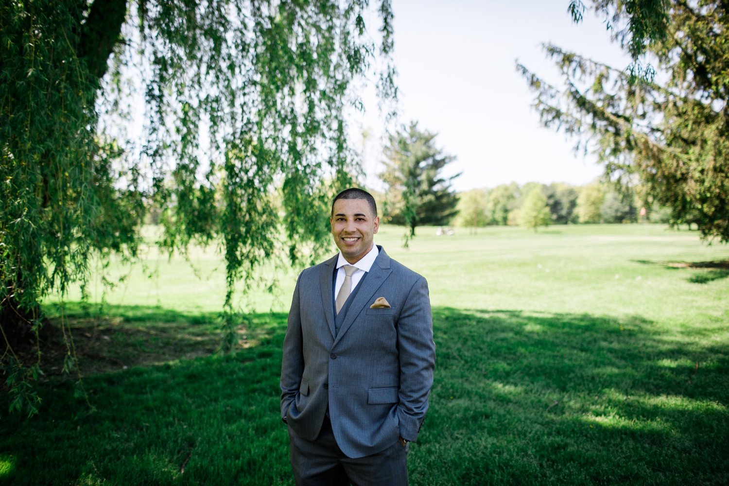 02_First look on a wedding day at Otterkill Golf and Country Club by Sweet Alice Photography.jpg