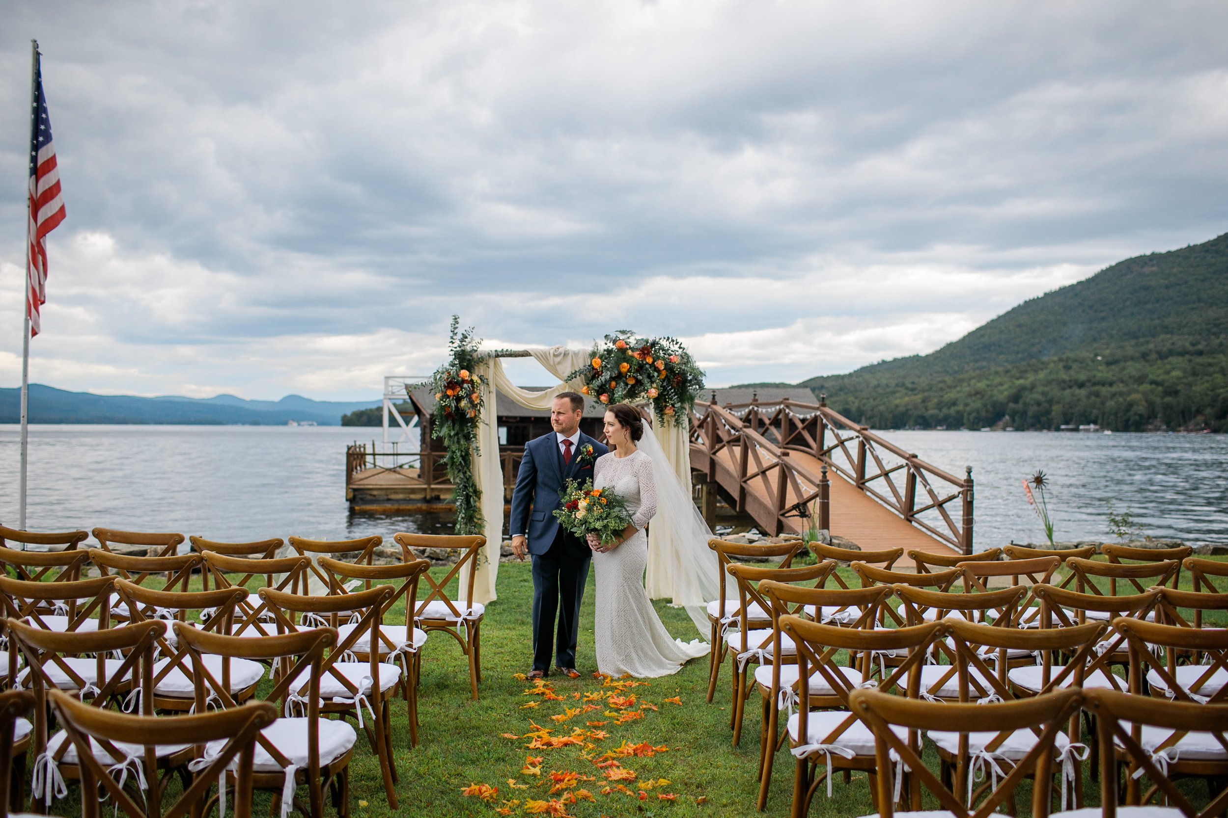 Lake George Wedding // Meighen + Chris