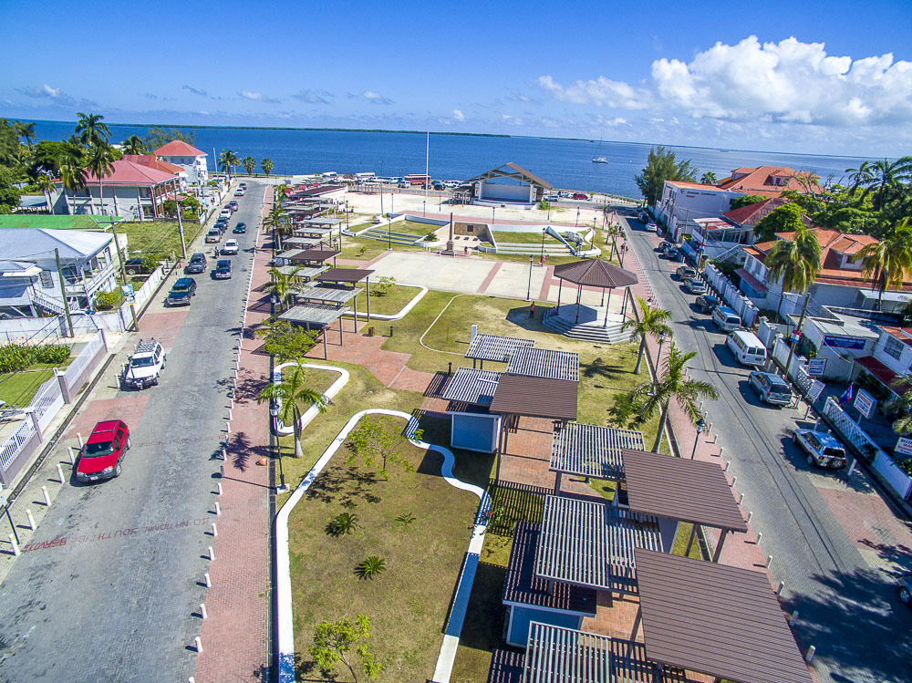 Belize City Fort Point Pedestrian Walk International Environments