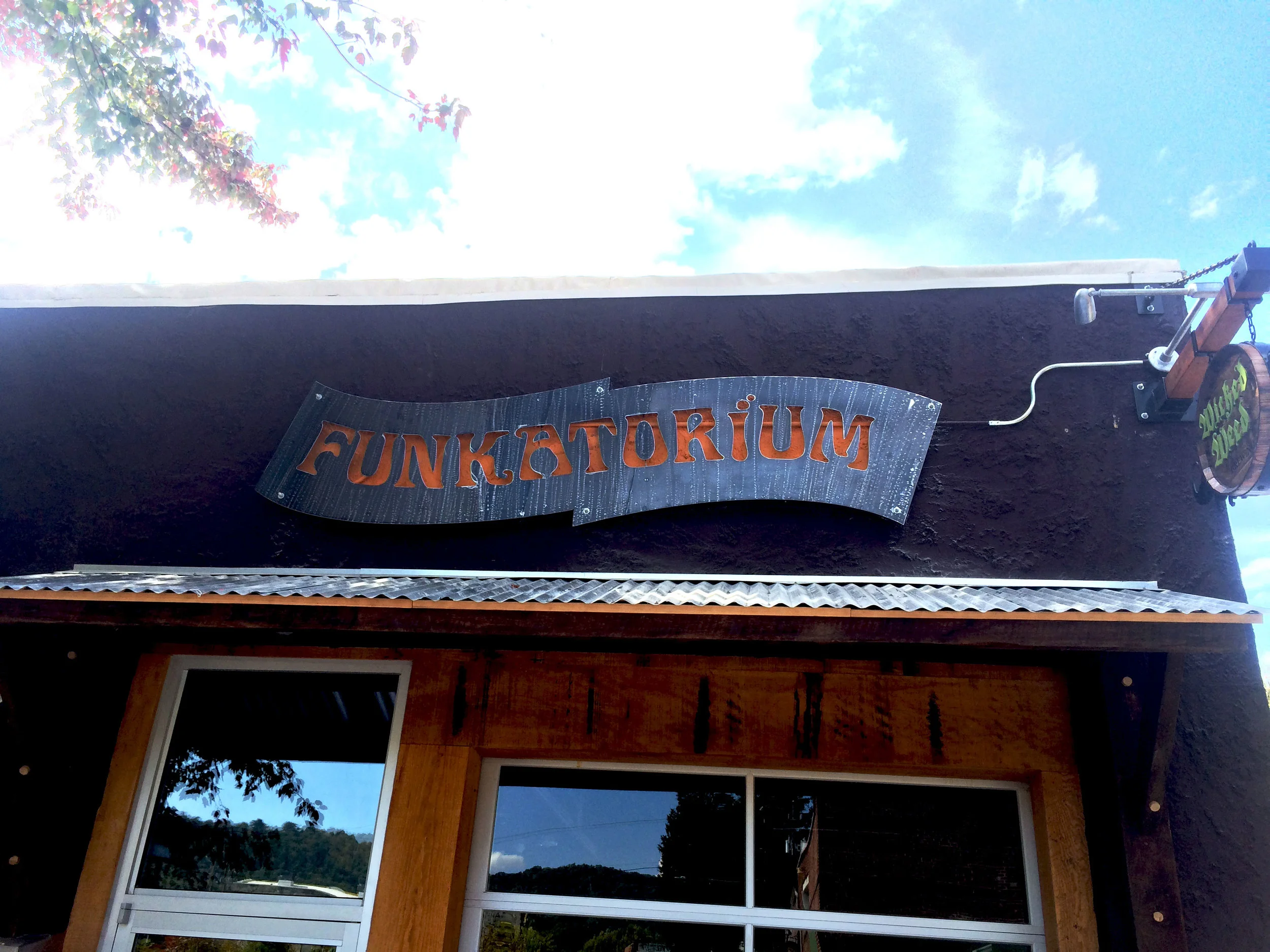 Custom steel sign