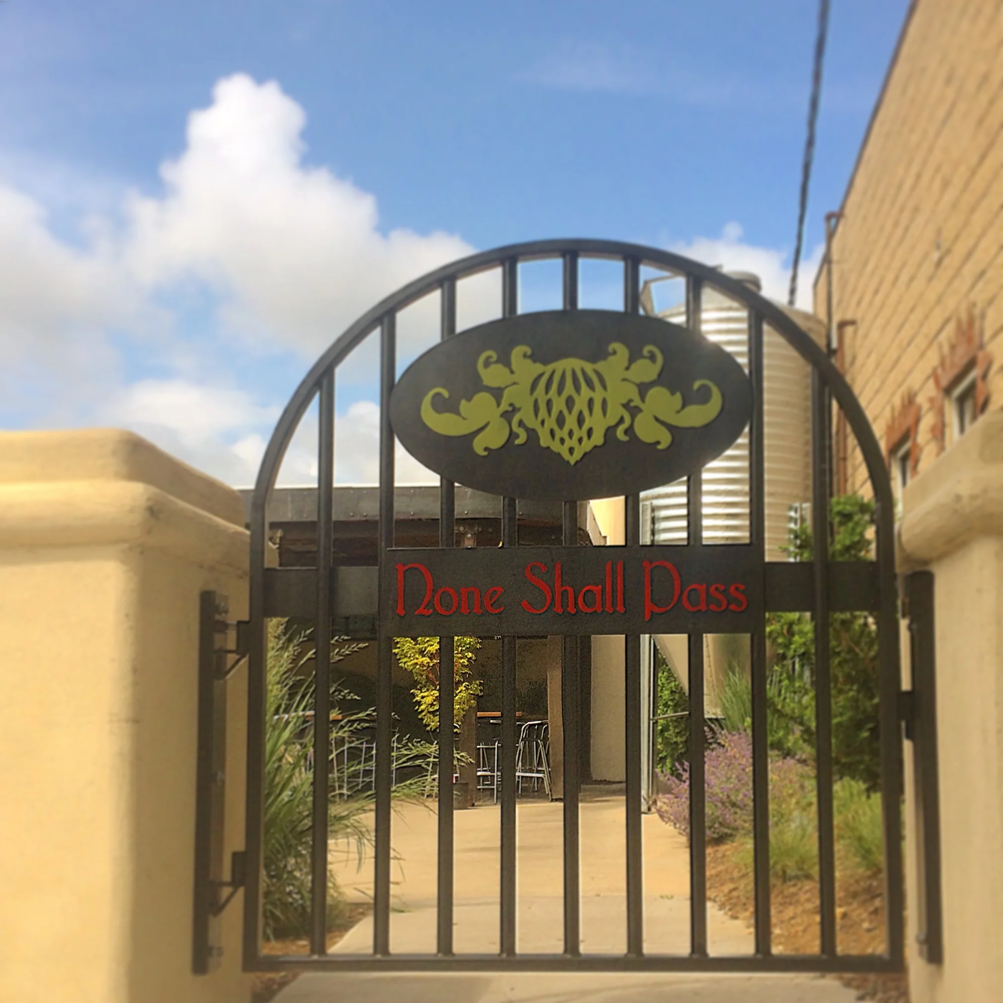Custom Steel Gate for Wicked Weed Brewing