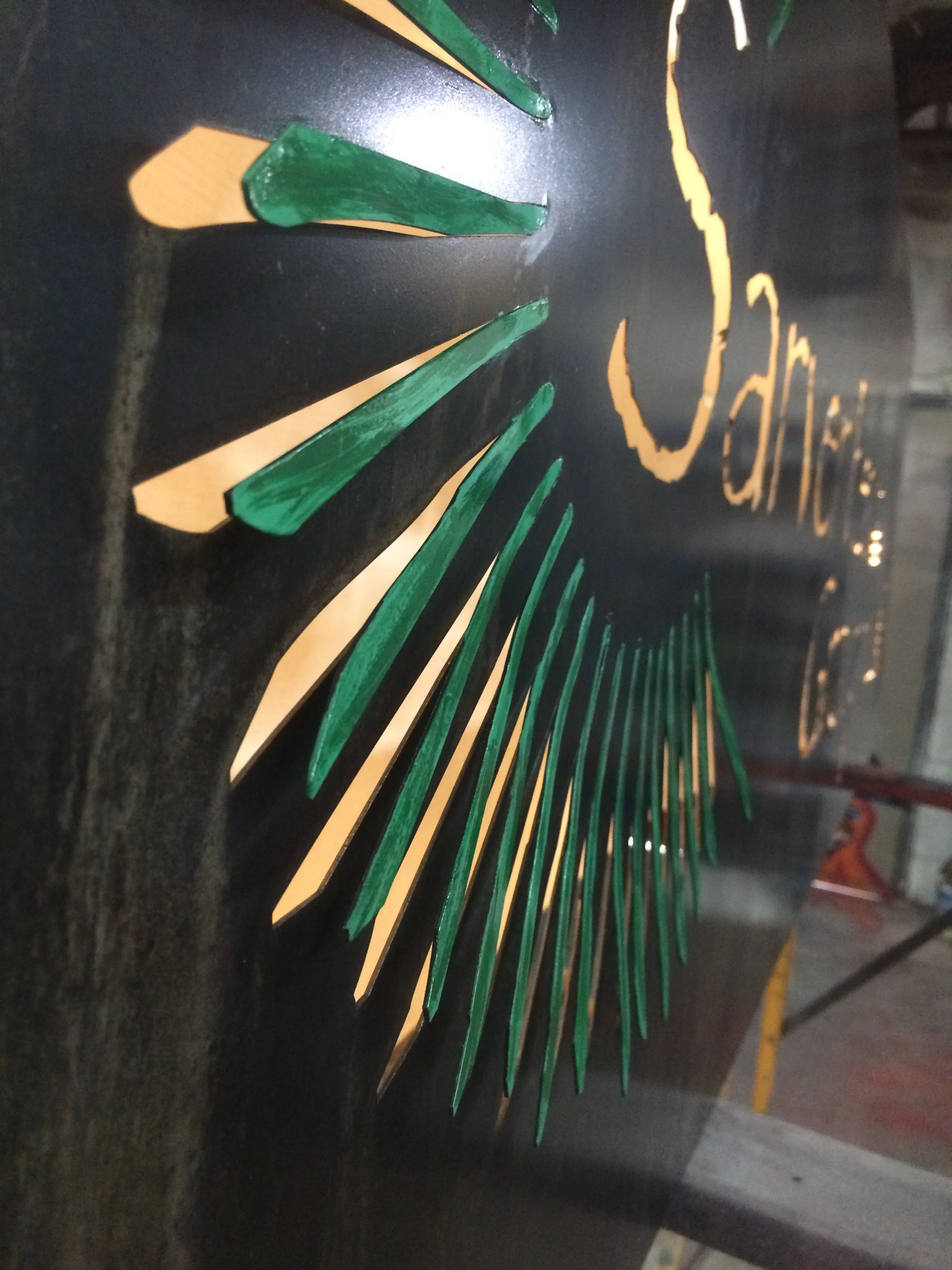 Steel Sign Detail