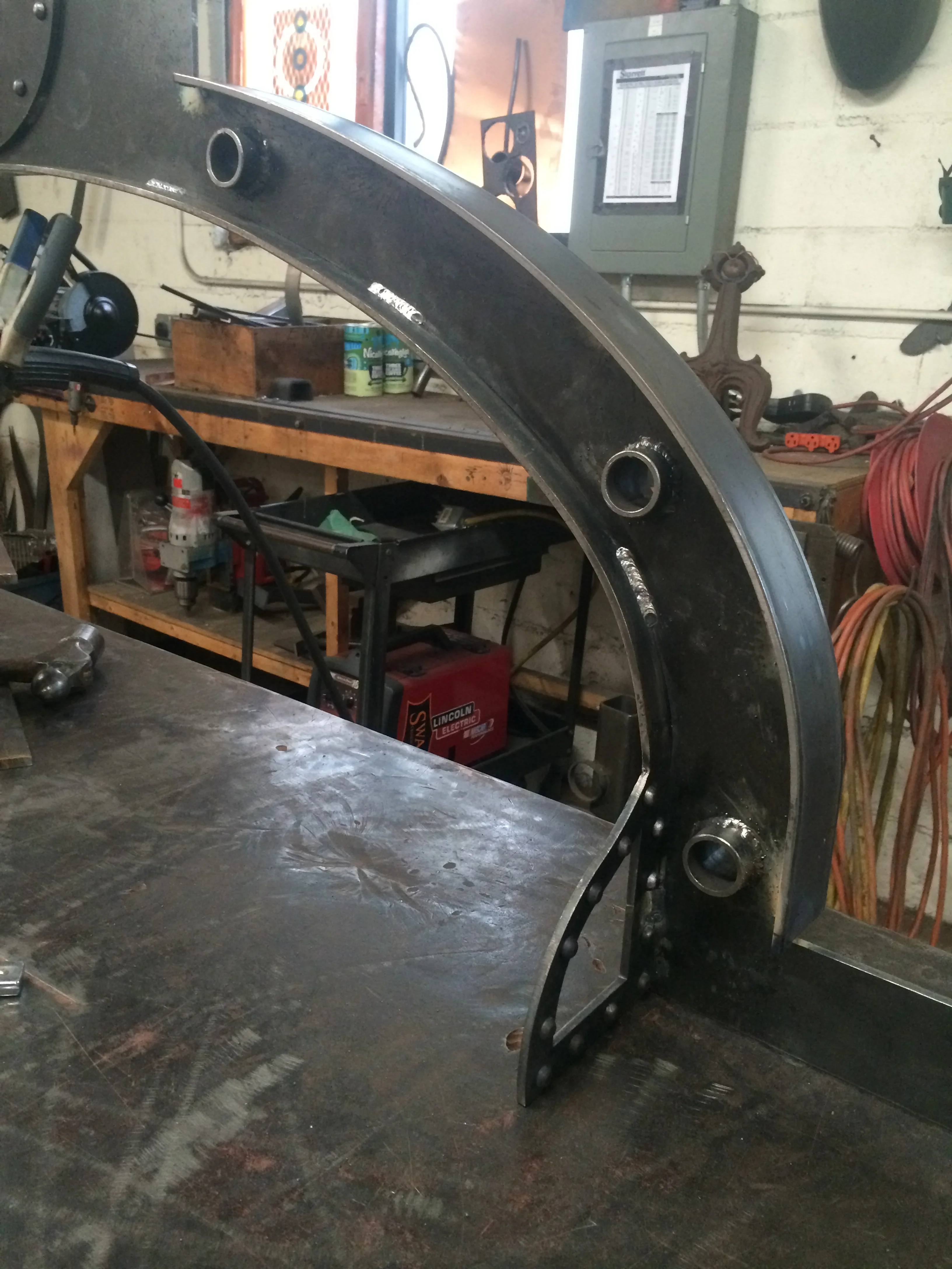 Custom Metal Furniture Detail