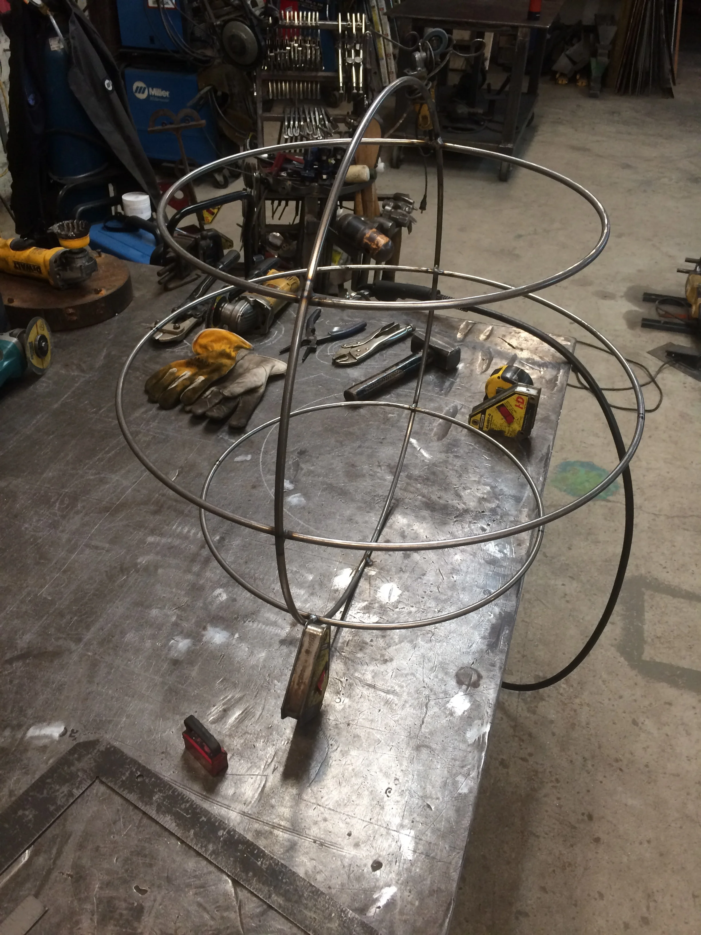 Custom Light fixture frame