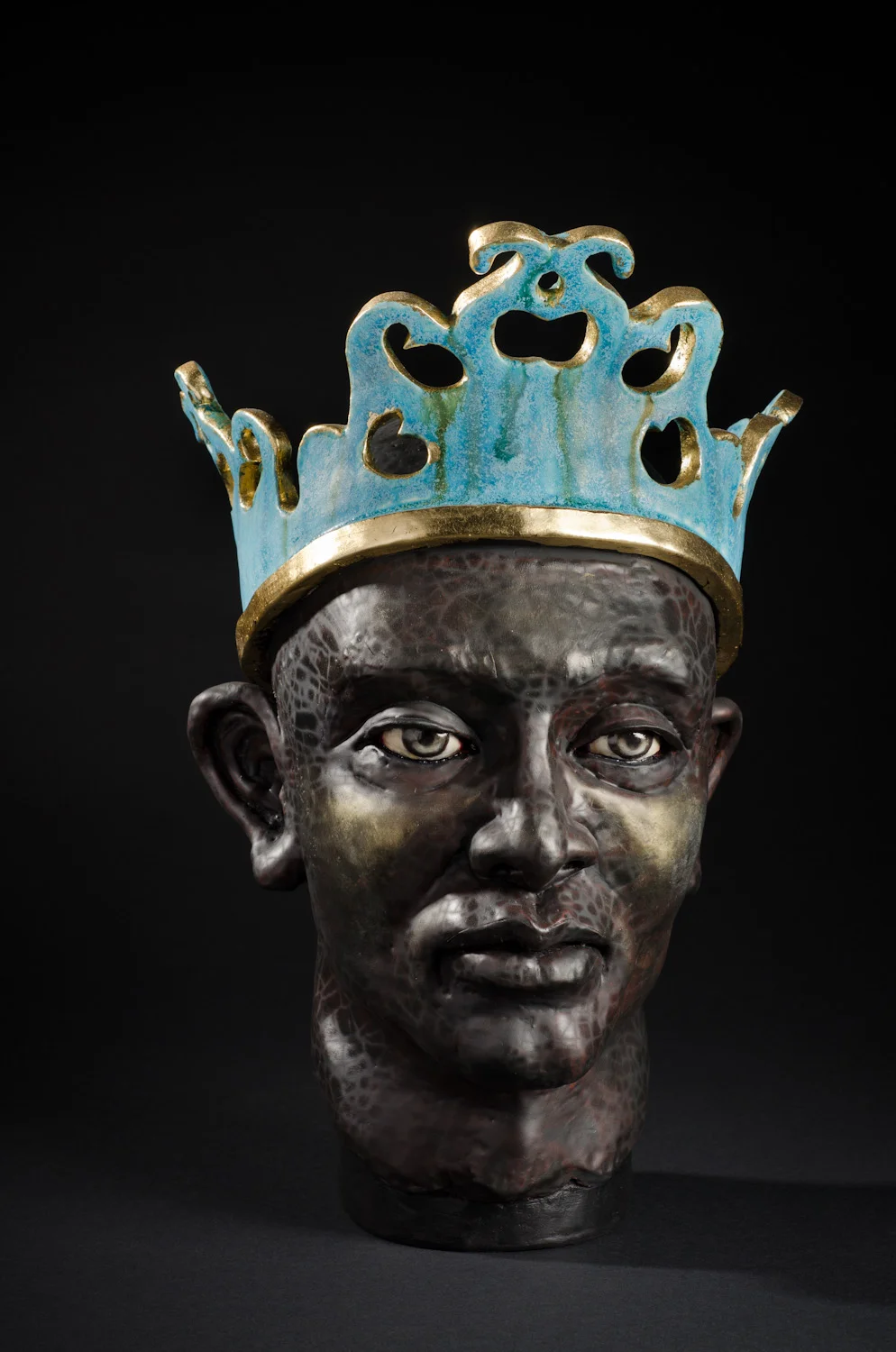 KING ceramic by Jacob Foran 14 x 8 x 10 inches
