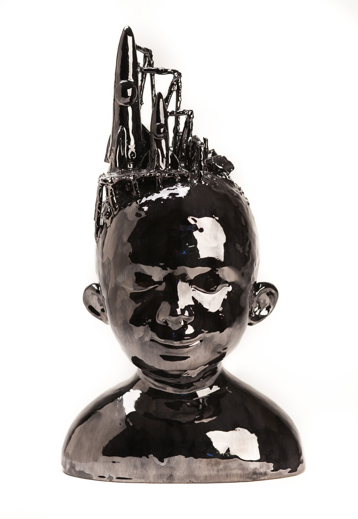 Head of Boy with Rockets
