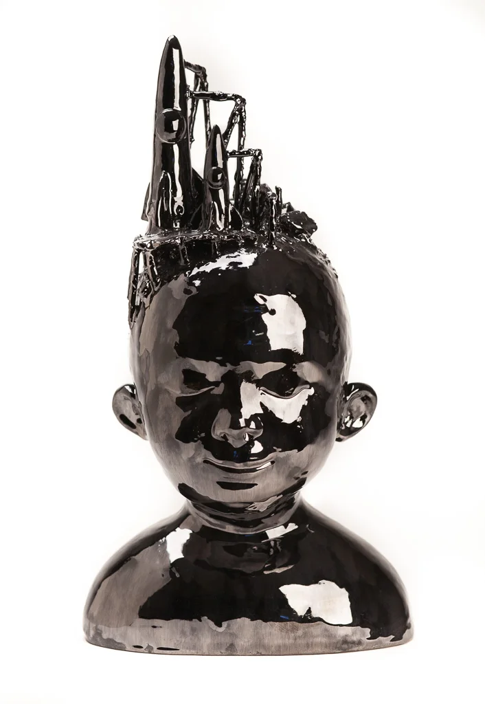 Head of Boy with Rockets