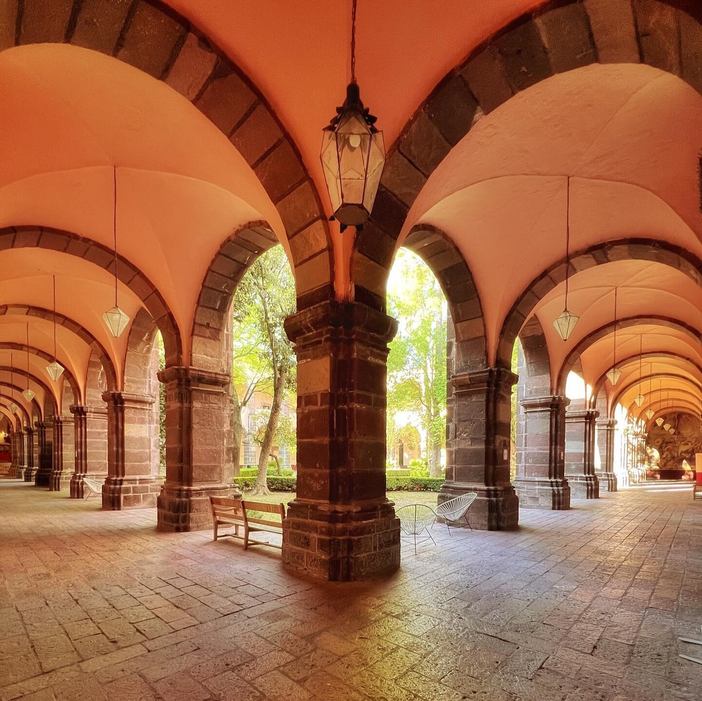 Art school in a former convent &hellip; what a wonderful use of the space #sanmigueldeallende